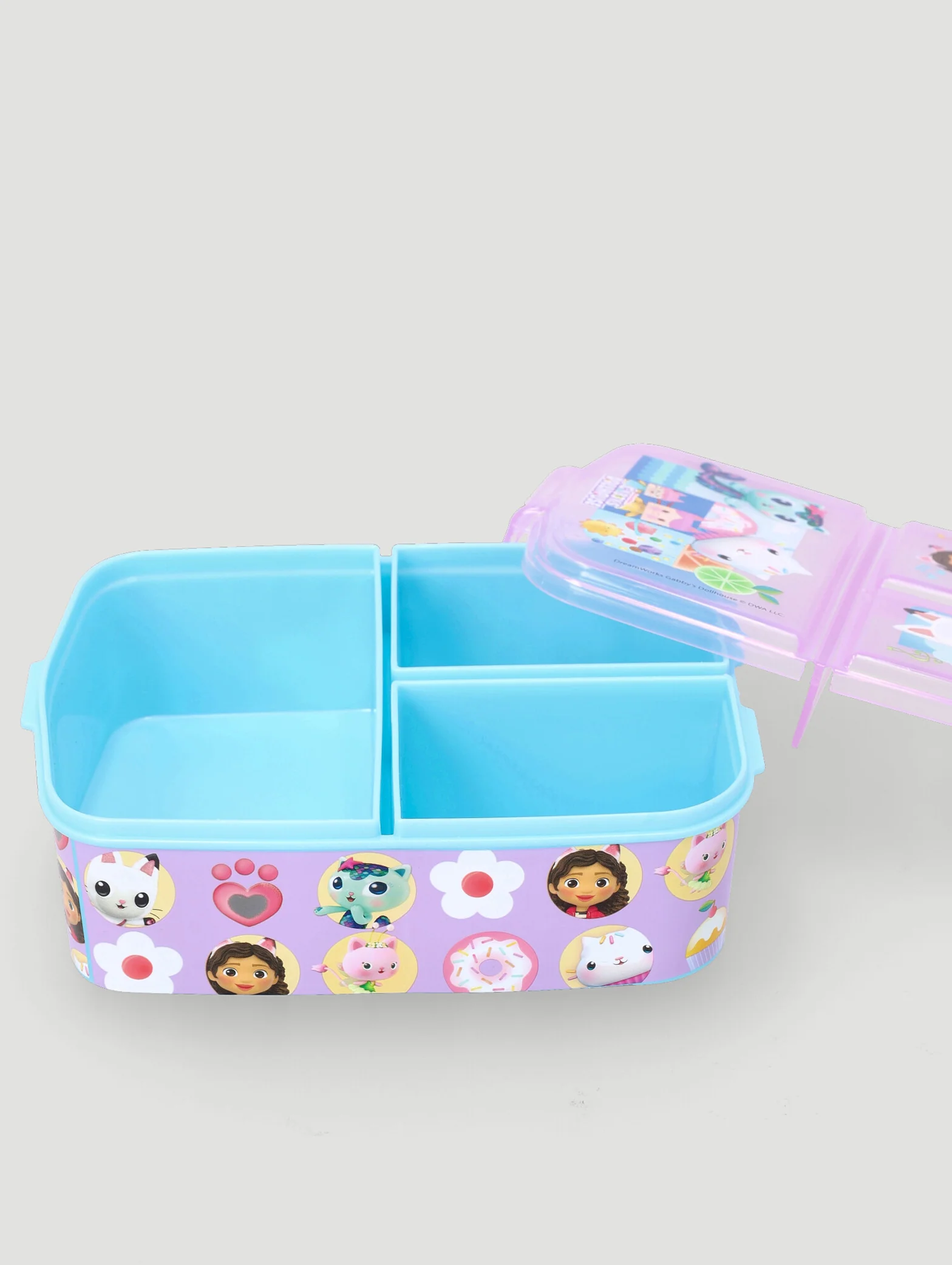 Pre-Girls Gabbys Dollhouse Multi Compartment Sandwich Box - Multi - Image 2
