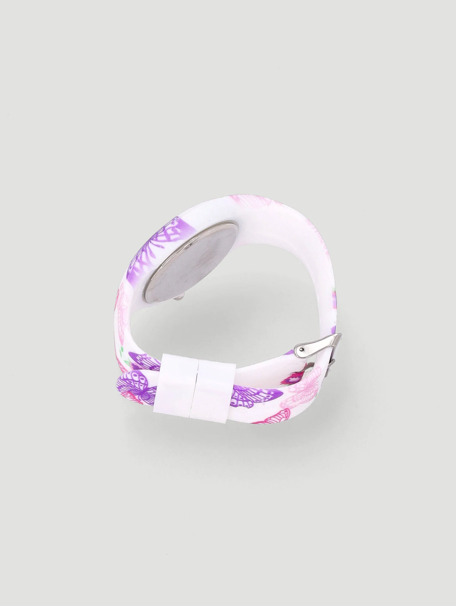 Pre-Girls Girls Printed Analogue Watch - White - Image 2