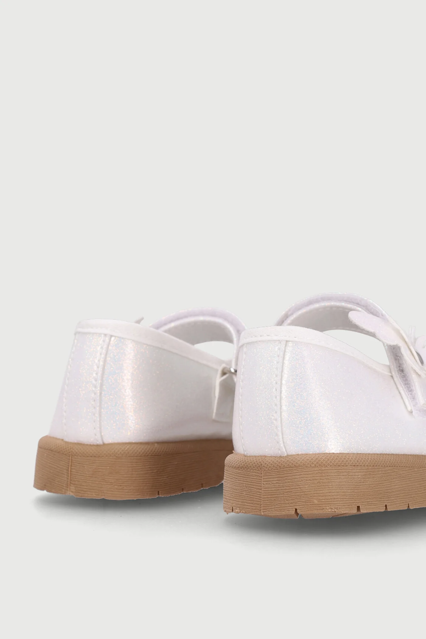 Pre-Girls Glitter Comfort Pump - White - Image 4