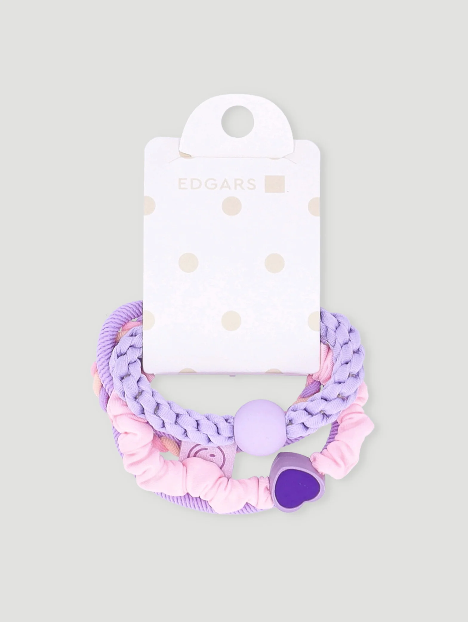 Pre-Girls Hair Elastics - Lilac - Image 2
