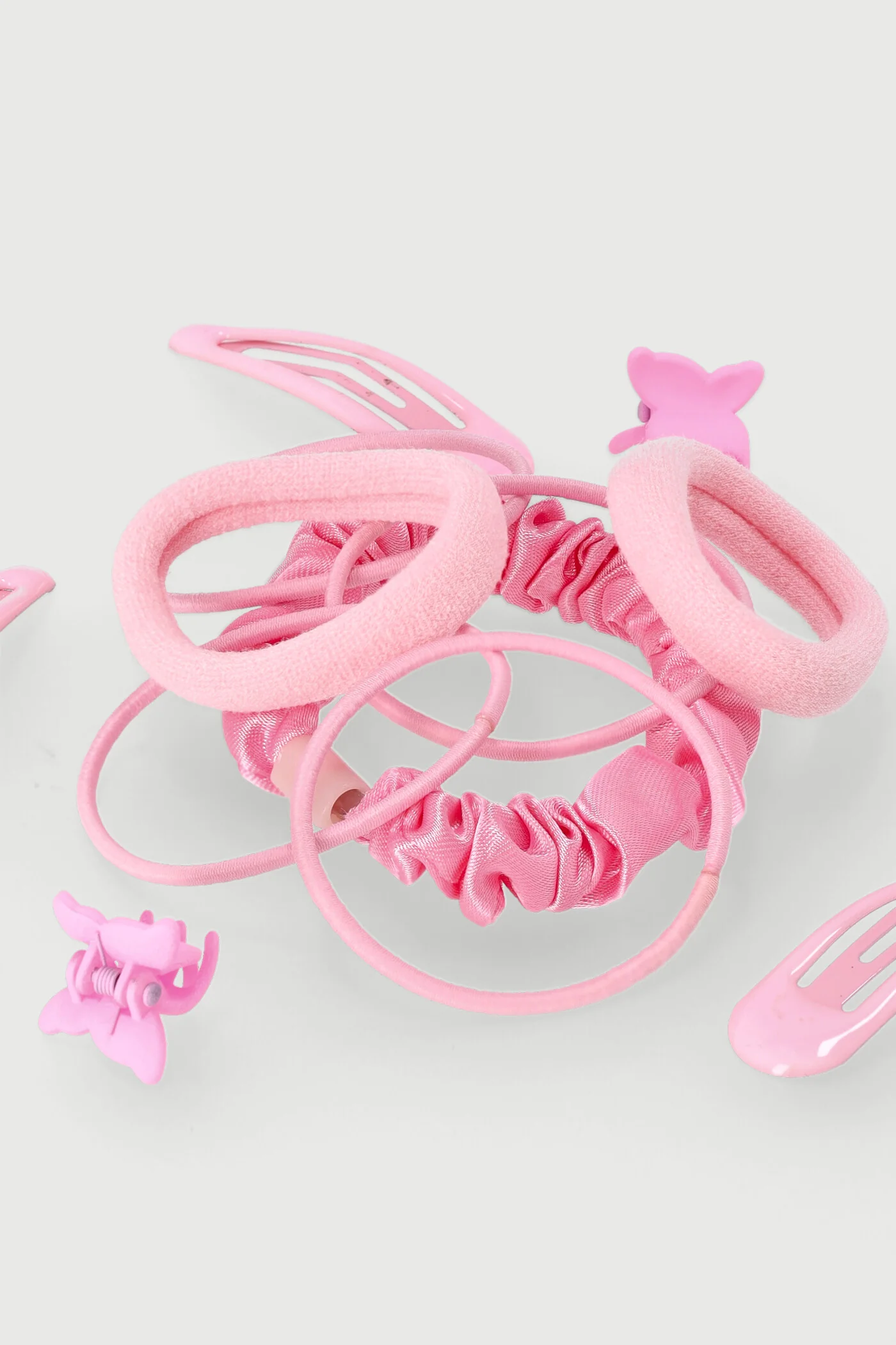 Pre-Girls Headband & Clips Set - Pink - Image 2