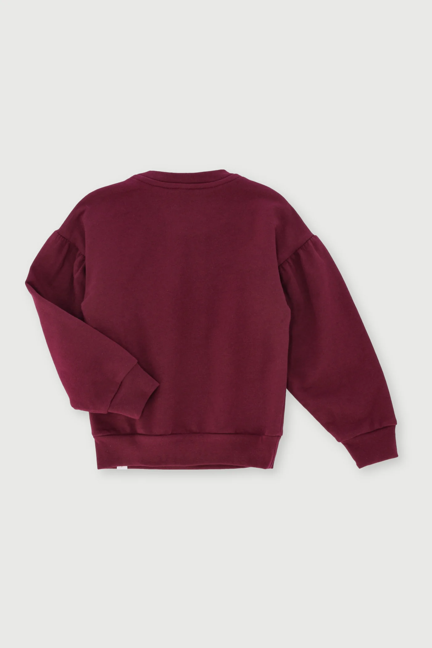 Pre-Girls Heart Print Fleece Jogger - Burgundy - Image 2
