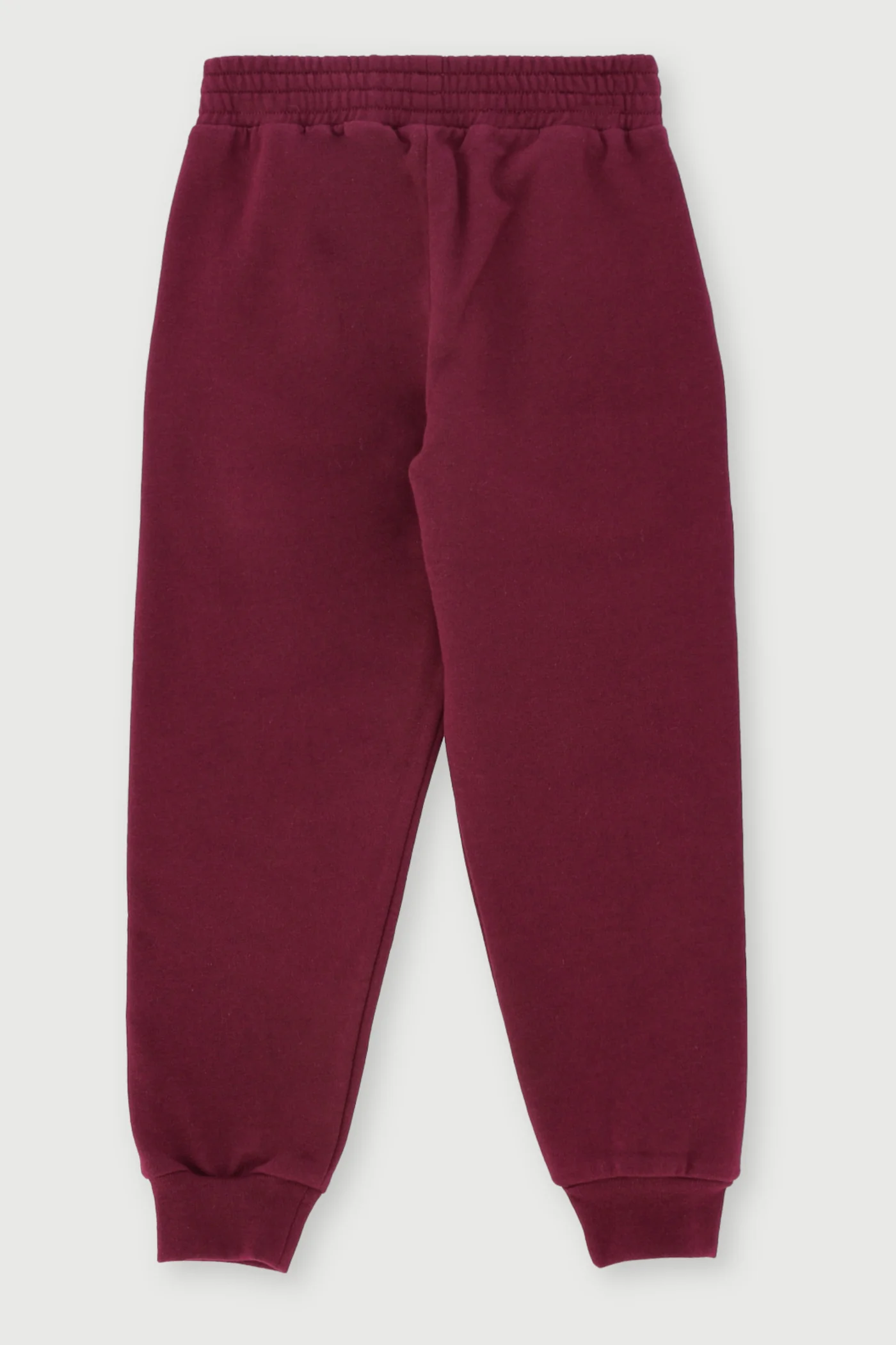 Pre-Girls Heart Print Fleece Top - Burgundy - Image 2