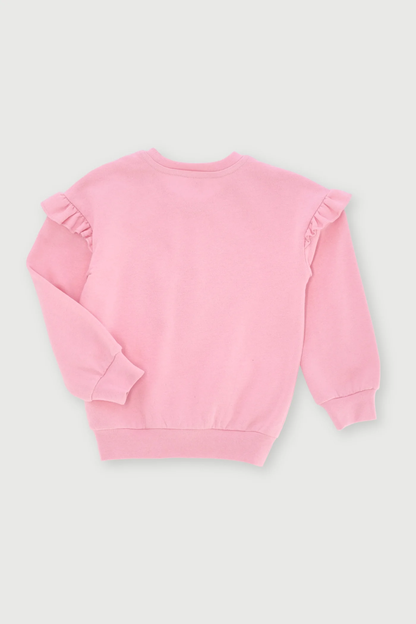Pre-Girls Hearts Sequin Fleece Top - Blush - Image 2