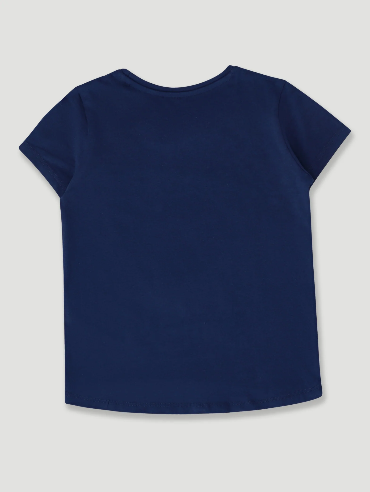 Pre-Girls High Low T-Shirt - Blue - Image 2