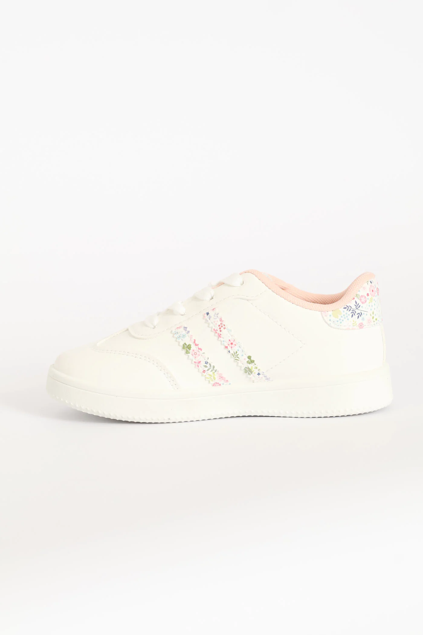 Pre-Girls Isla Fashion Sneaker - White/Pink - Image 3