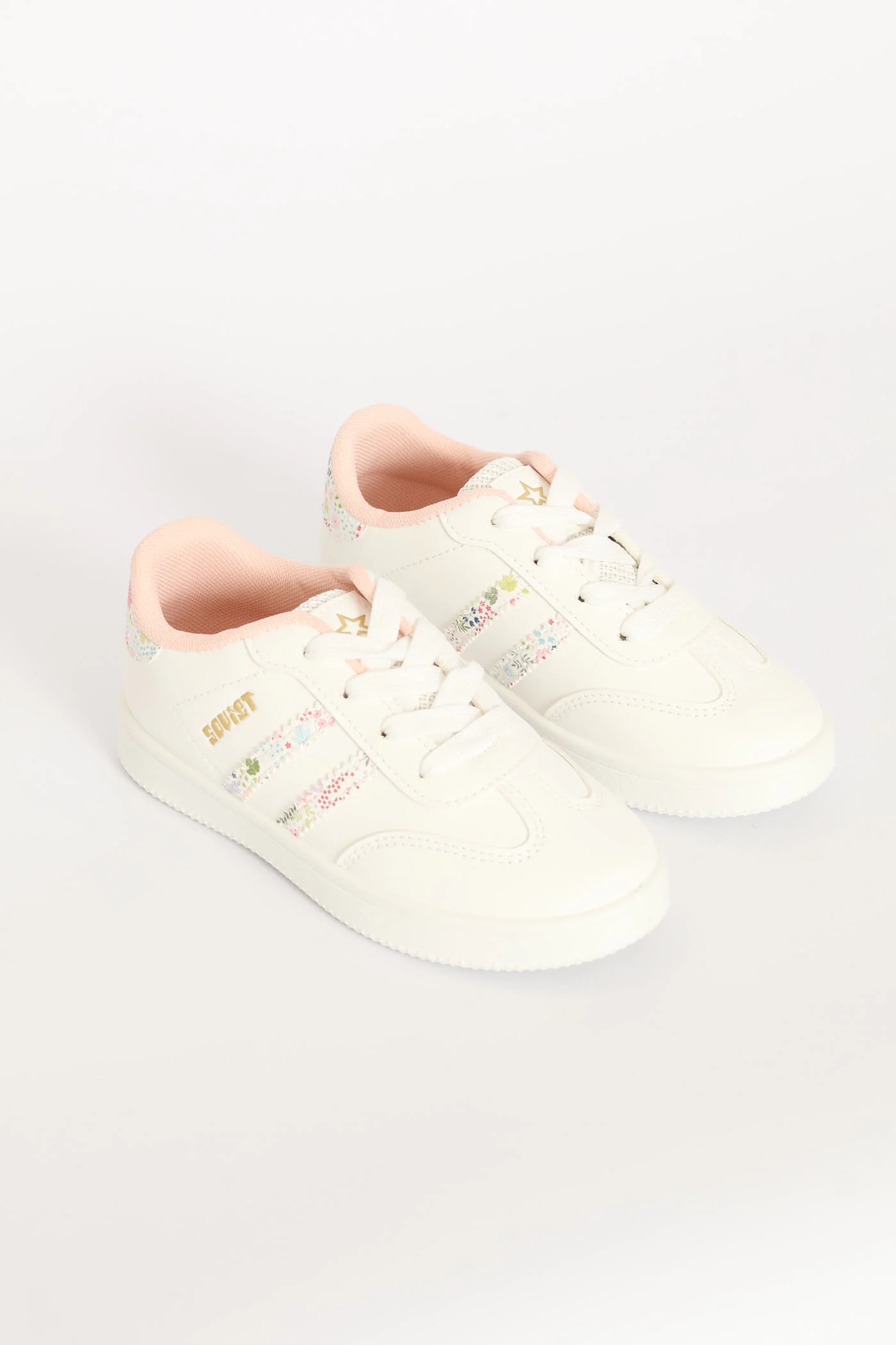 Pre-Girls Isla Fashion Sneaker - White/Pink - Image 6