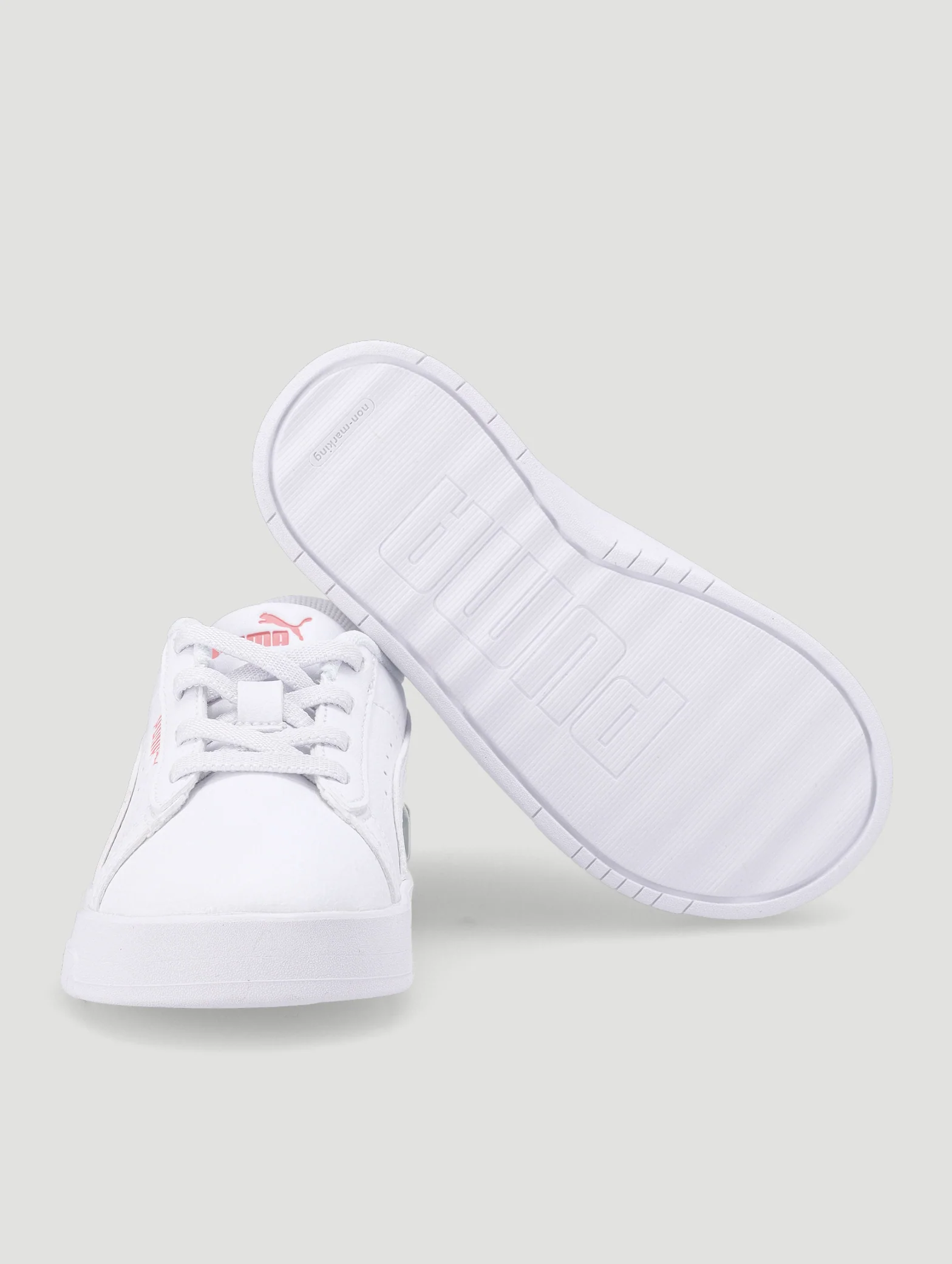 Pre-Girls Jada Classic Ac Sneaker - White/Pink - Image 4