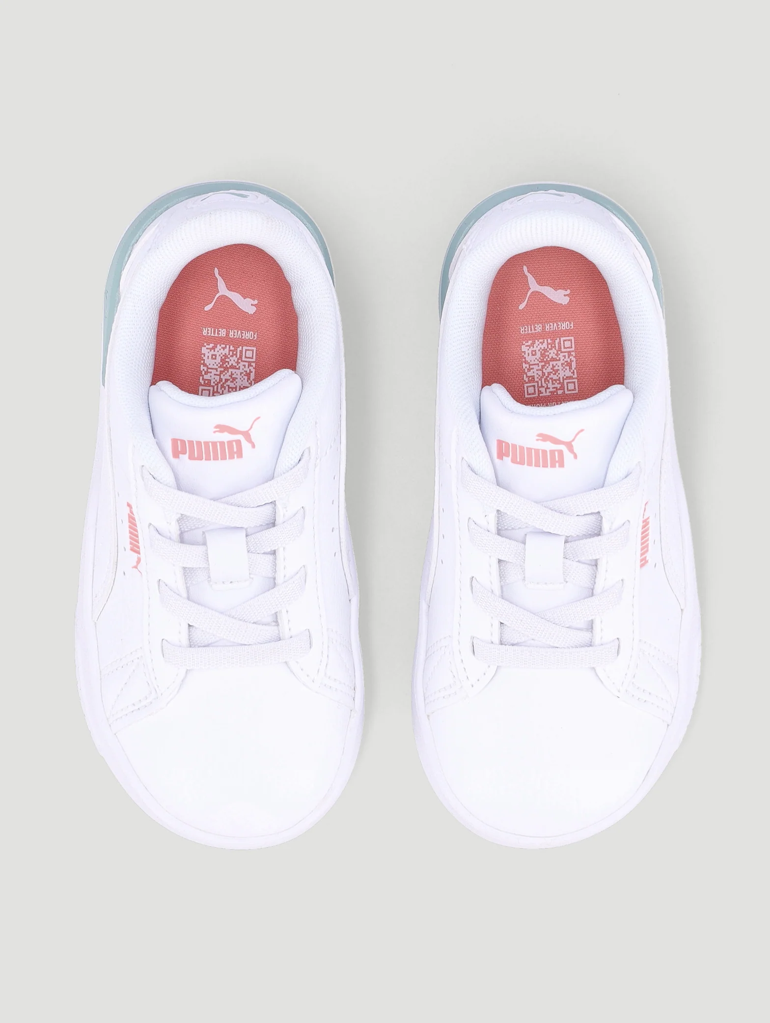 Pre-Girls Jada Classic Ac Sneaker - White/Pink - Image 5