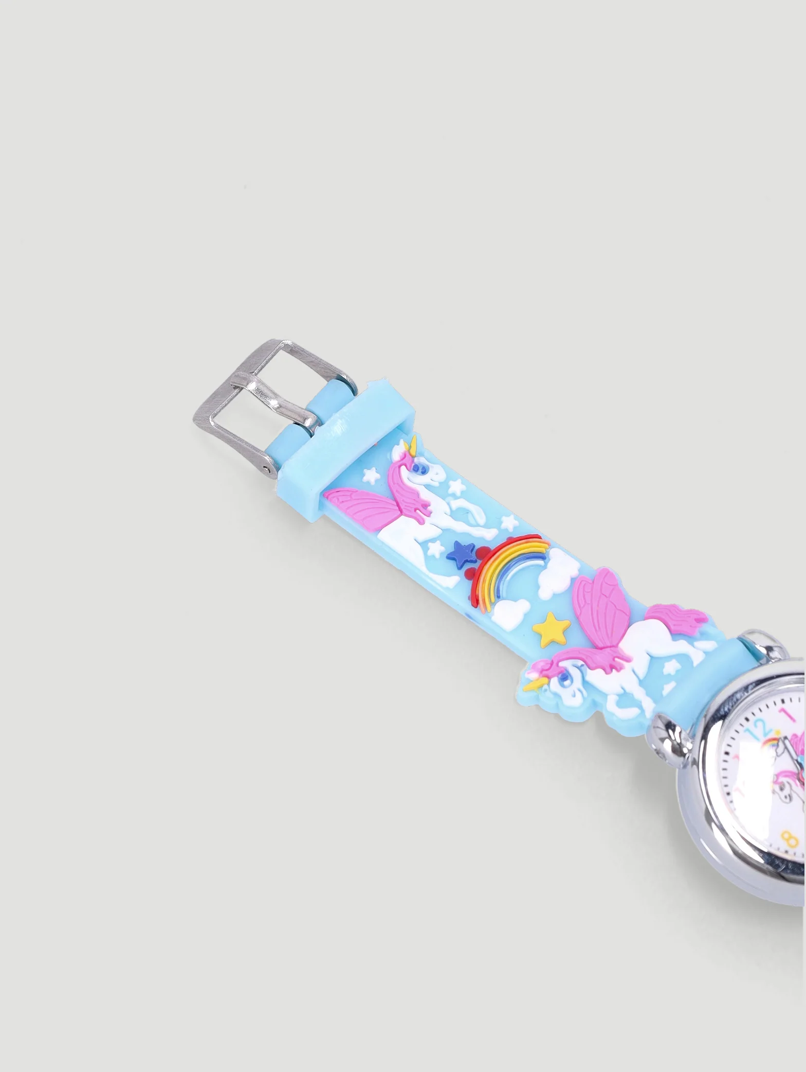 Pre-Girls Kds Blue Unicorn Watch - Blue - Image 2