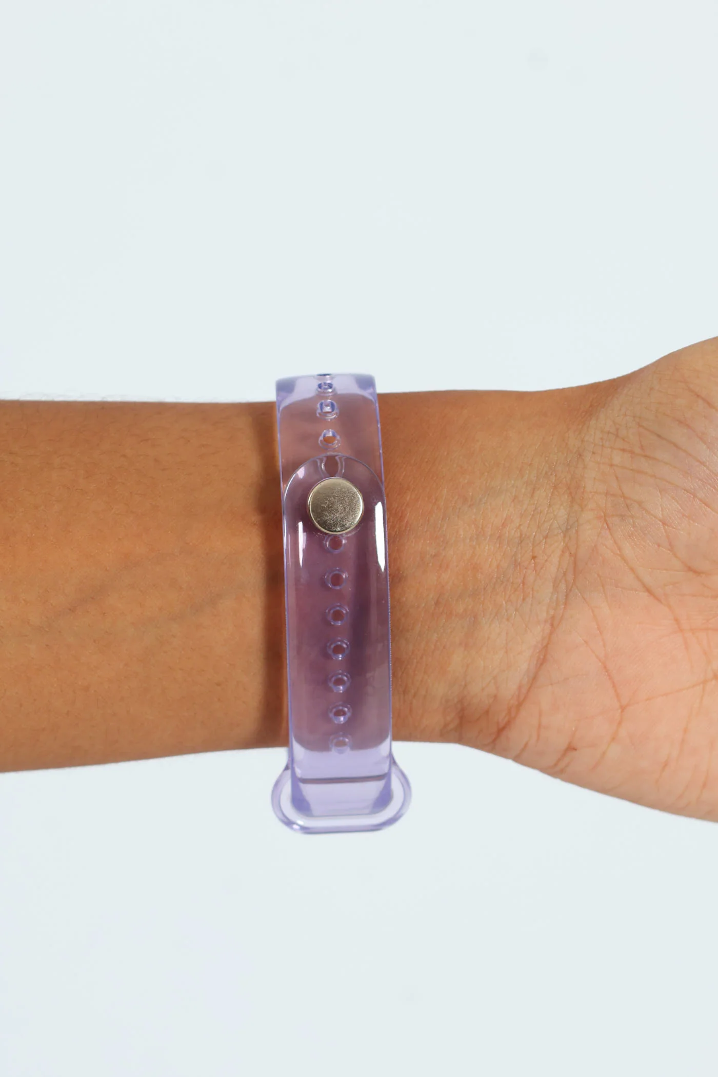Pre-Girls Led Rectangle Watch - Lilac - Image 2
