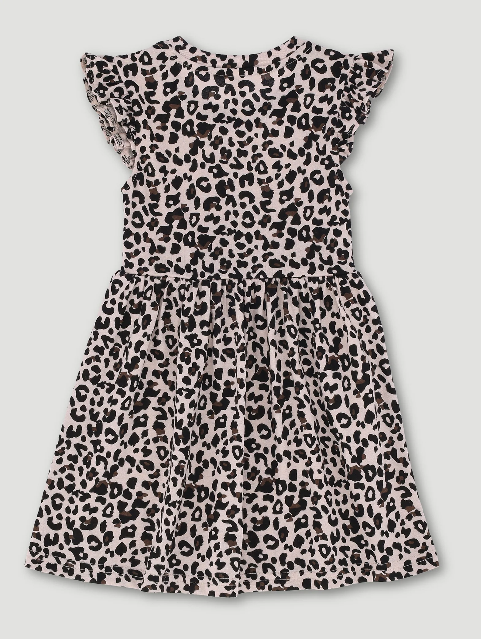 Pre-Girls Leopard Print Dress - Animal - Image 2