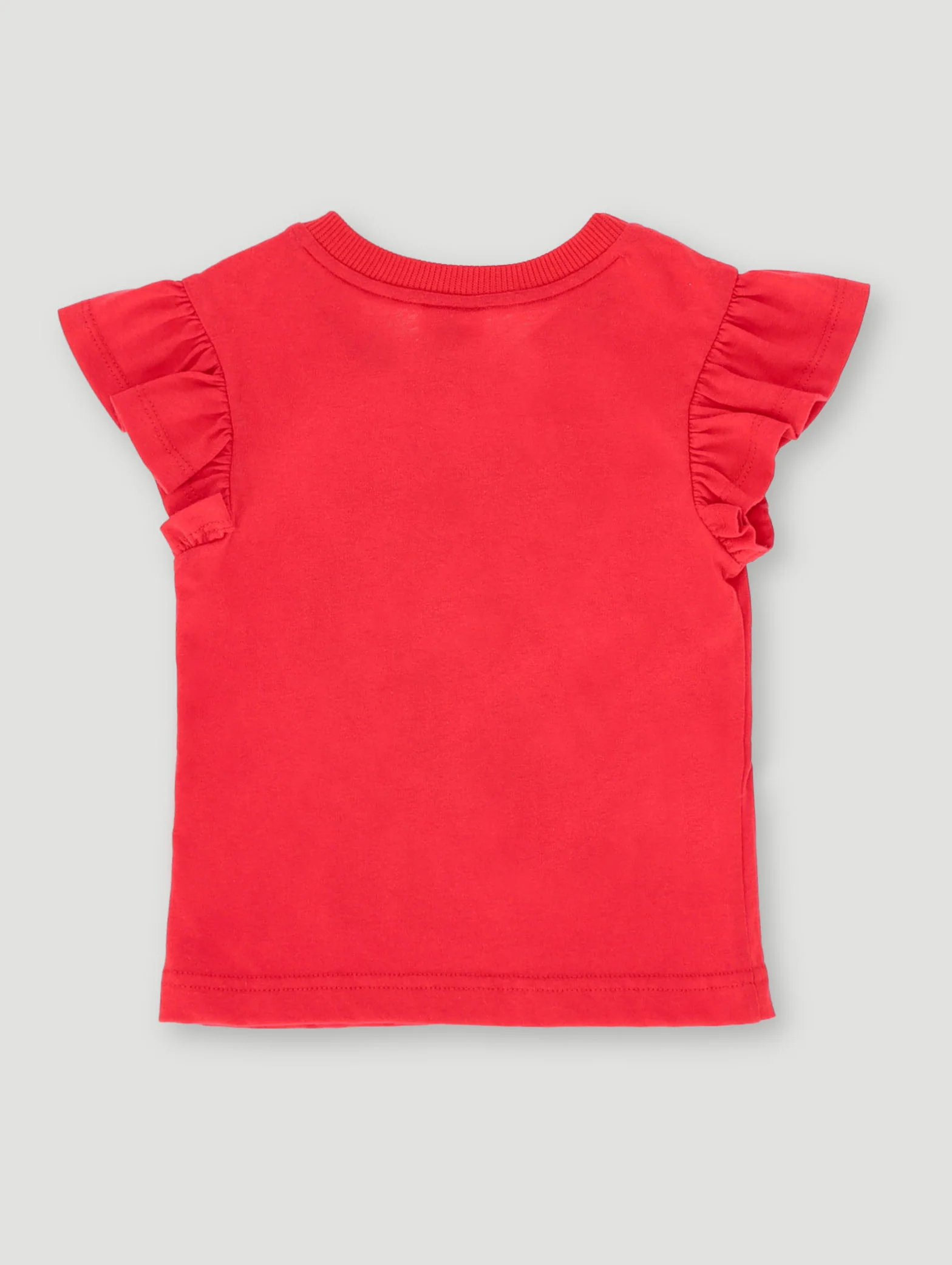 Pre-Girls Lilo & Stitch Christmas Top - Red - Image 2