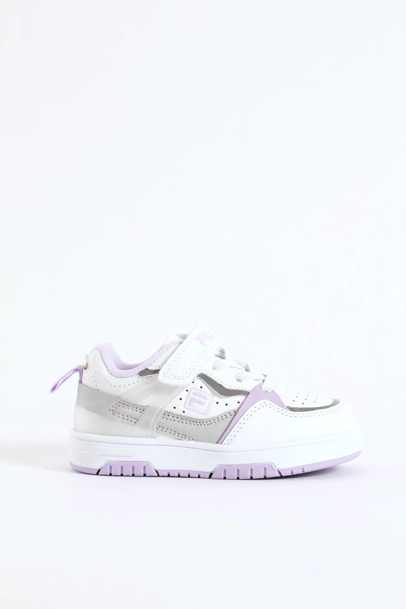 Pre-Girls Lilo Sneaker - White/Lilac - Image 4