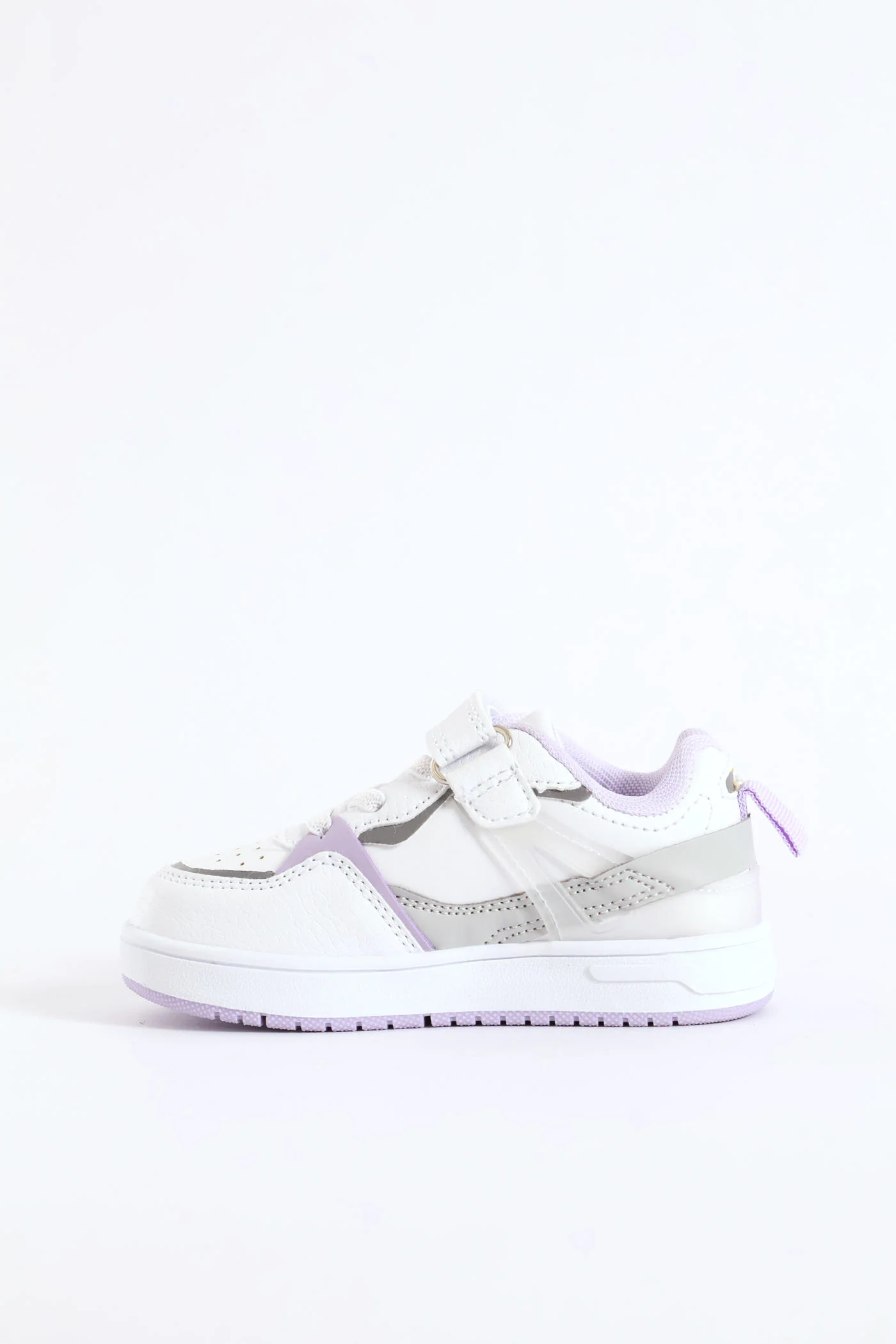 Pre-Girls Lilo Sneaker - White/Lilac - Image 5