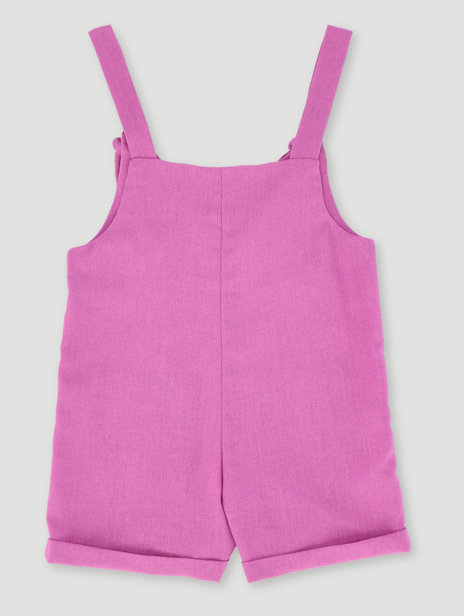 Pre-Girls Linen Jumpsuit - Mauve - Image 2