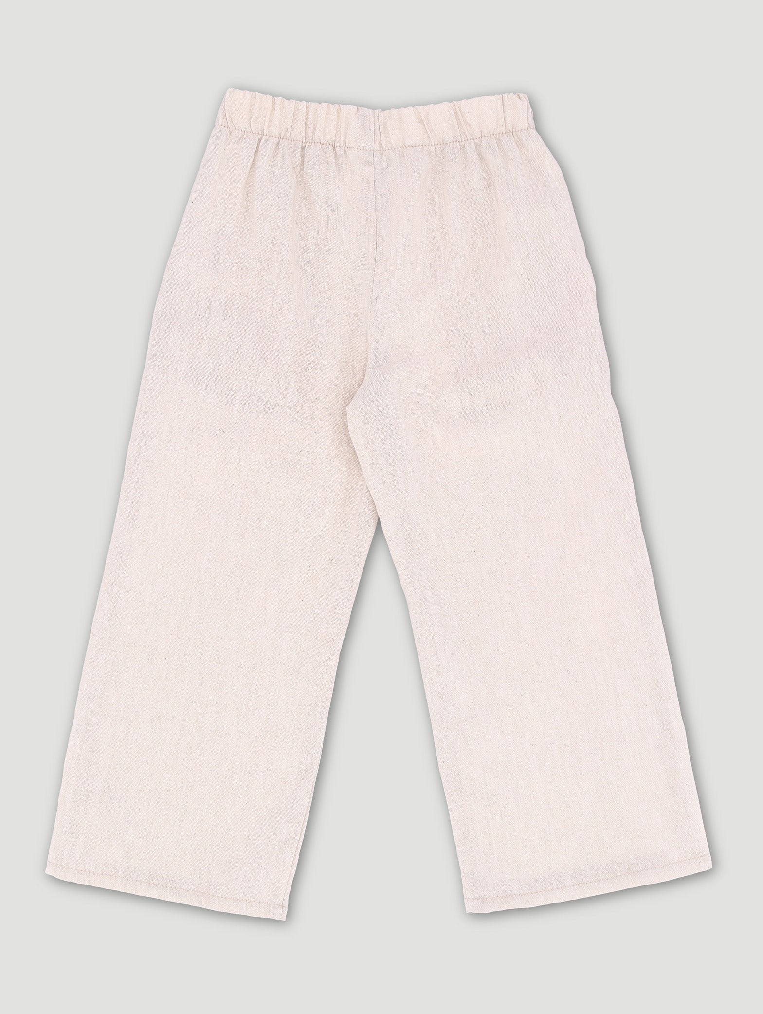 Pre-Girls Linen Pants - Stone - Image 2