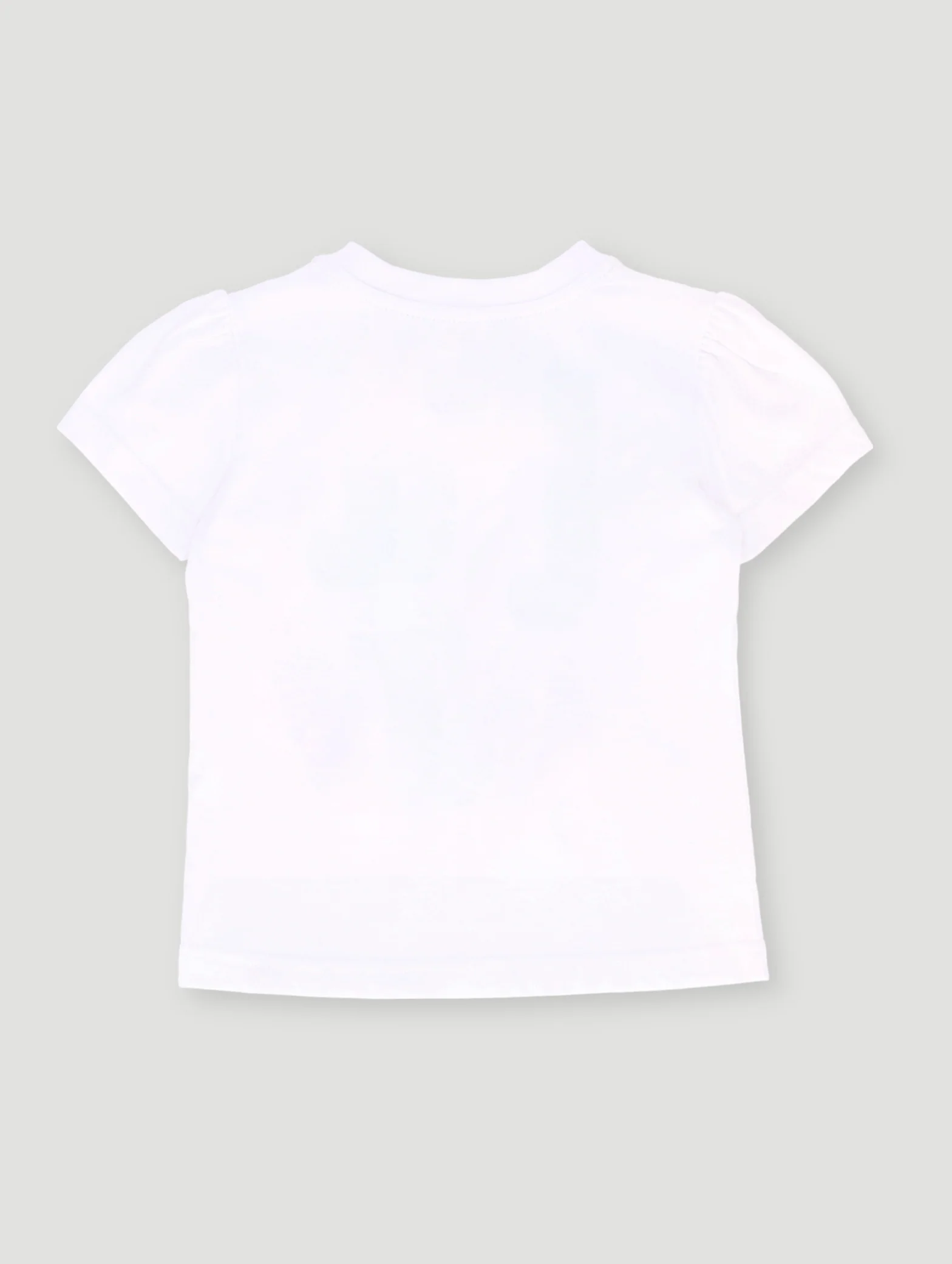 Pre- Girls Love Basic Tee - White - Image 2