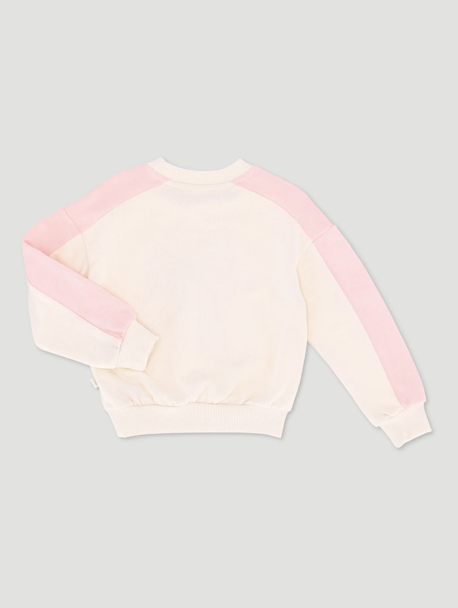 Pre-Girls Lux Colourblock Track Top - Peach - Image 2
