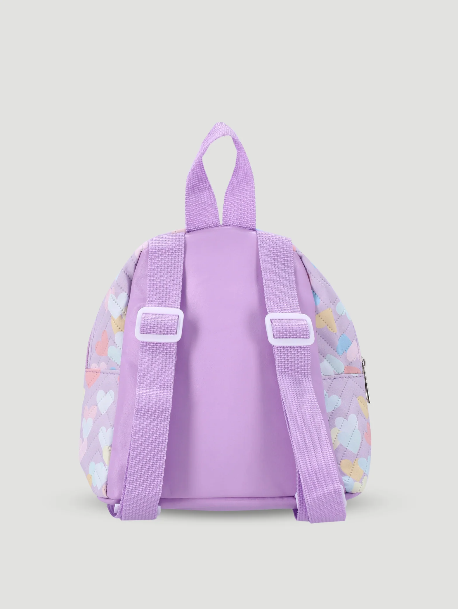 Pre-Girls Mini Heart Backpack - Lilac Pearly - Image 2