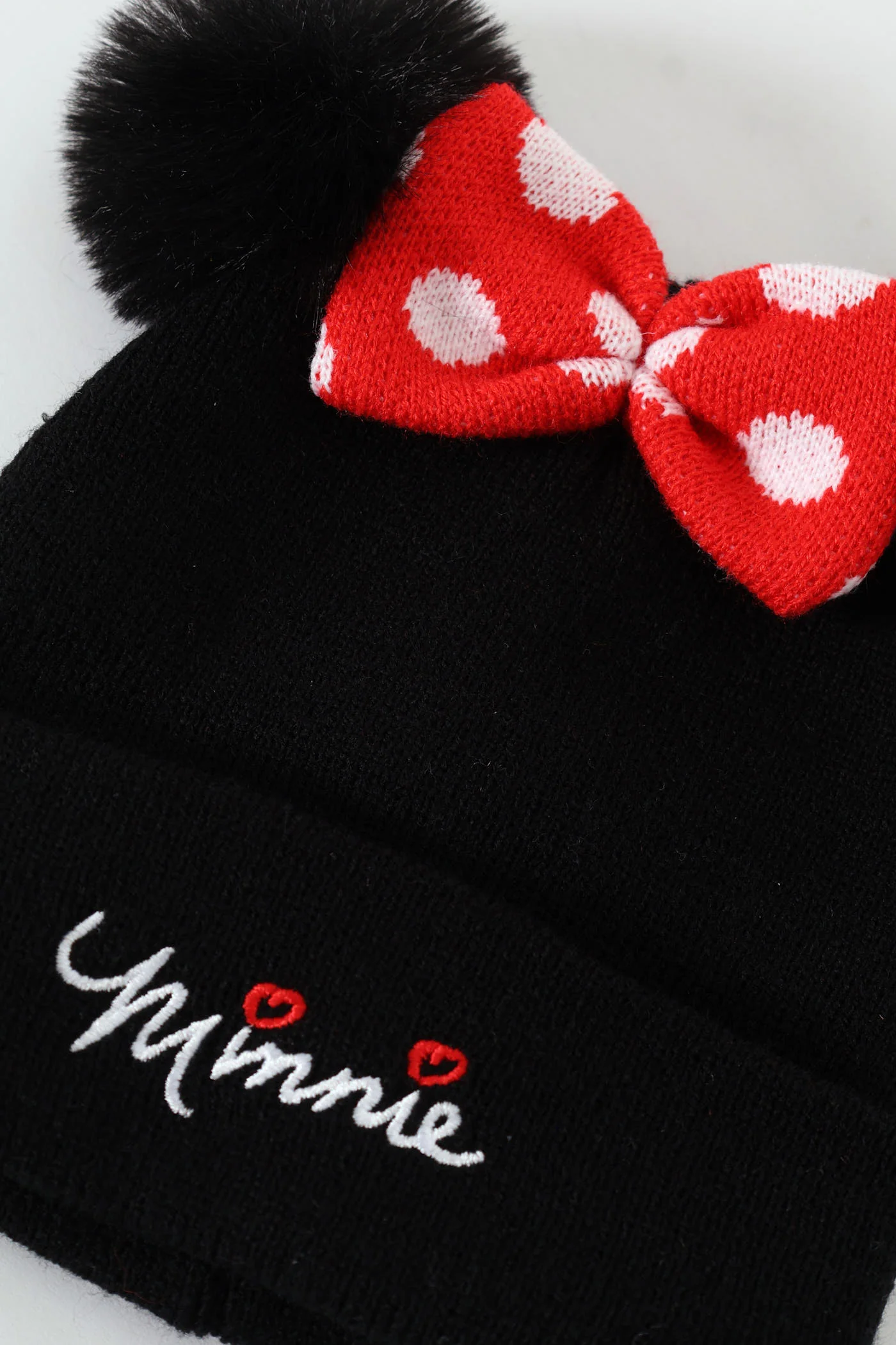 Pre-Girls Minnie Beanie - Black - Image 2
