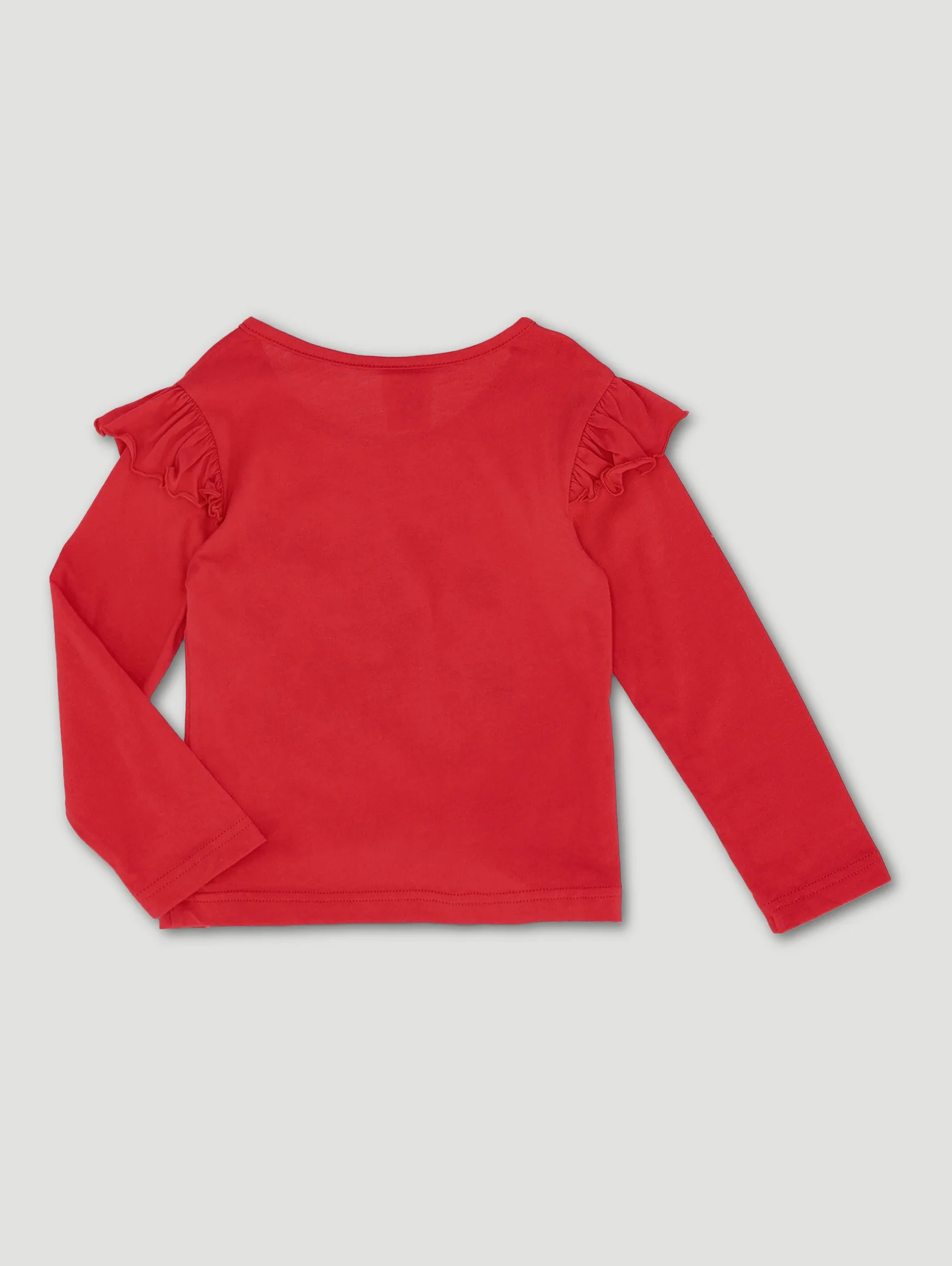 Pre-Girls Minnie Valentines Print Tee - Red - Image 2