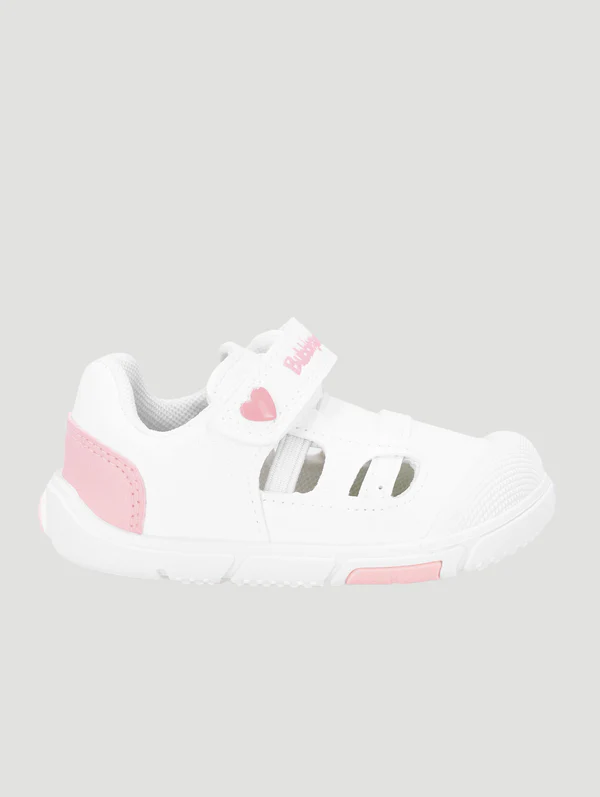 Pre-Girls Multi Strap Sneaker - White - Image 4