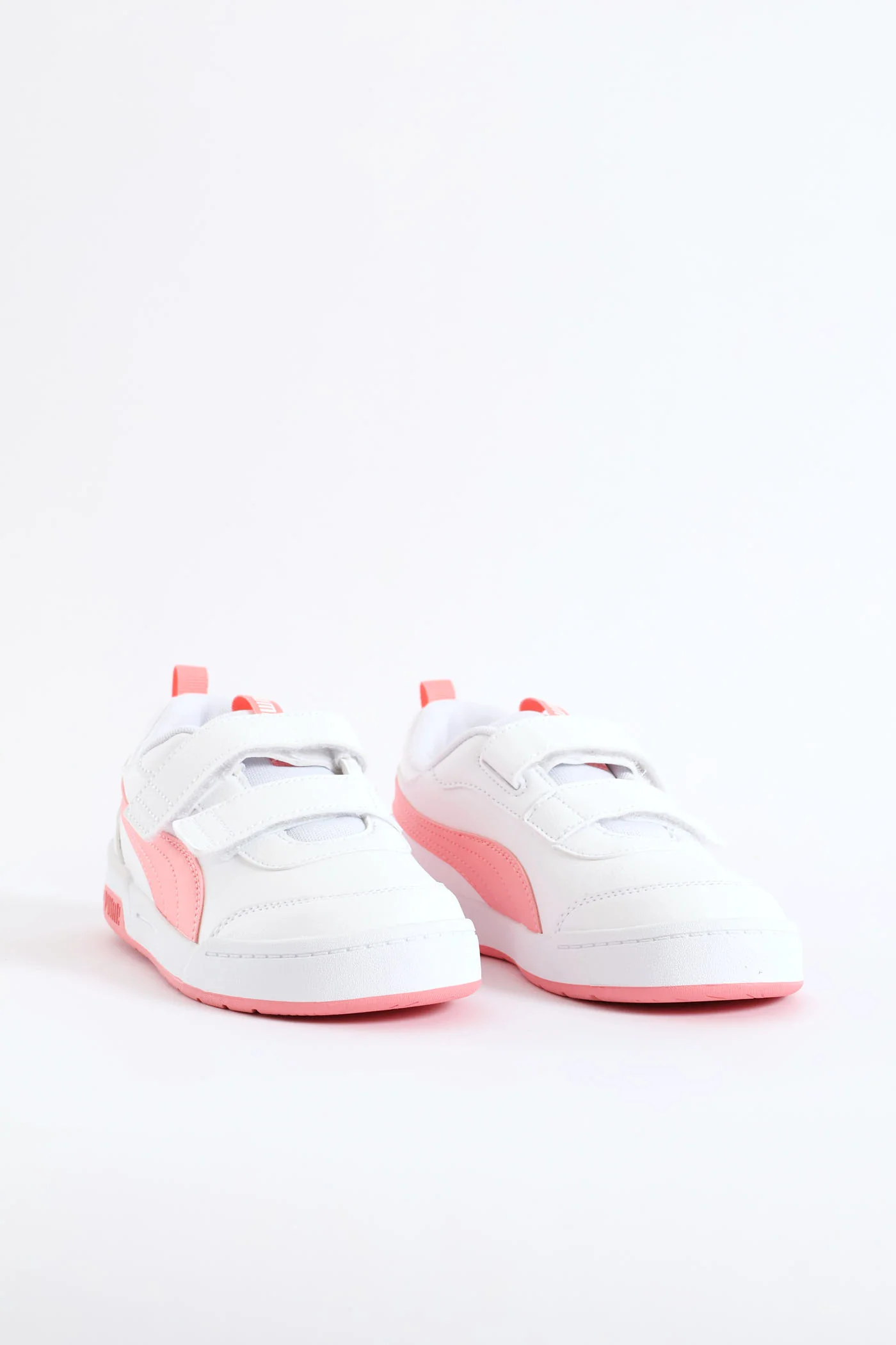 Pre-Girls Multiflex 2 Sl V Ps Sneaker - White/Pink - Image 4