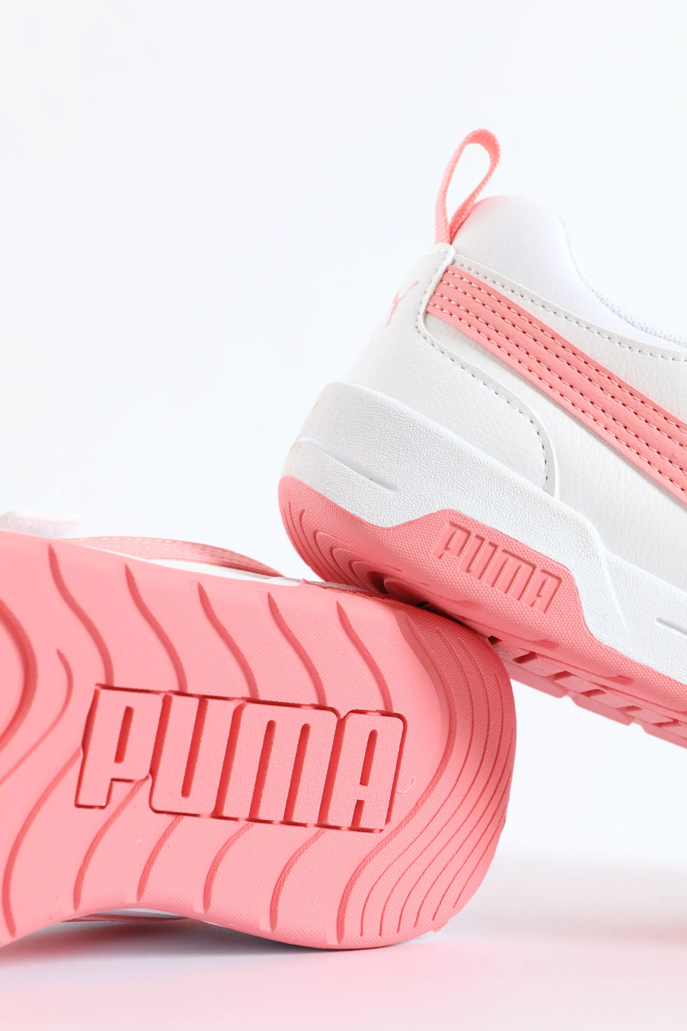 Pre-Girls Multiflex 2 Sl V Ps Sneaker - White/Pink - Image 6