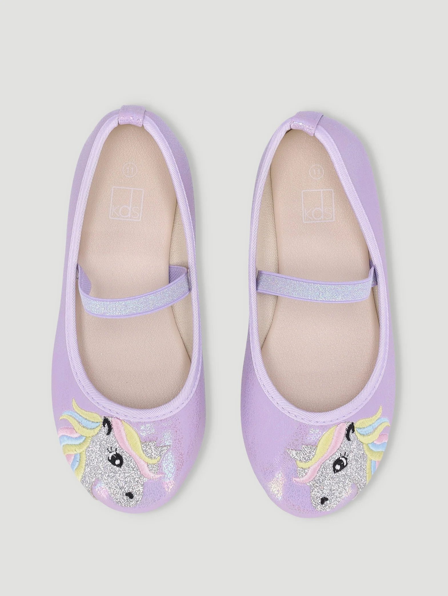 Pre-Girls Novelty Pump - Lilac - Image 3