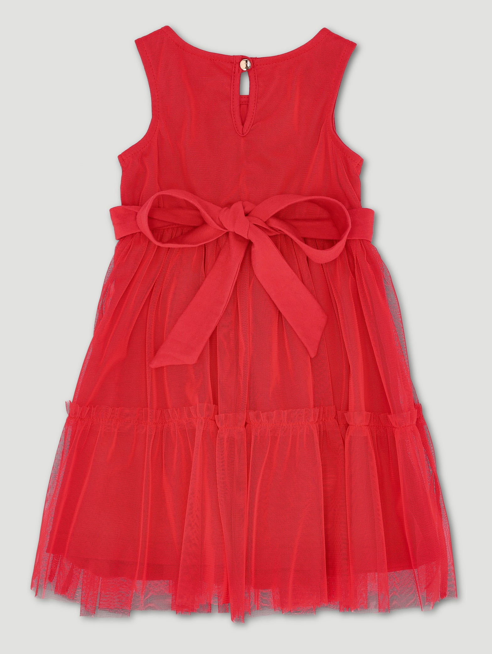 Pre-Girls Occasion Dress - Red - Image 2