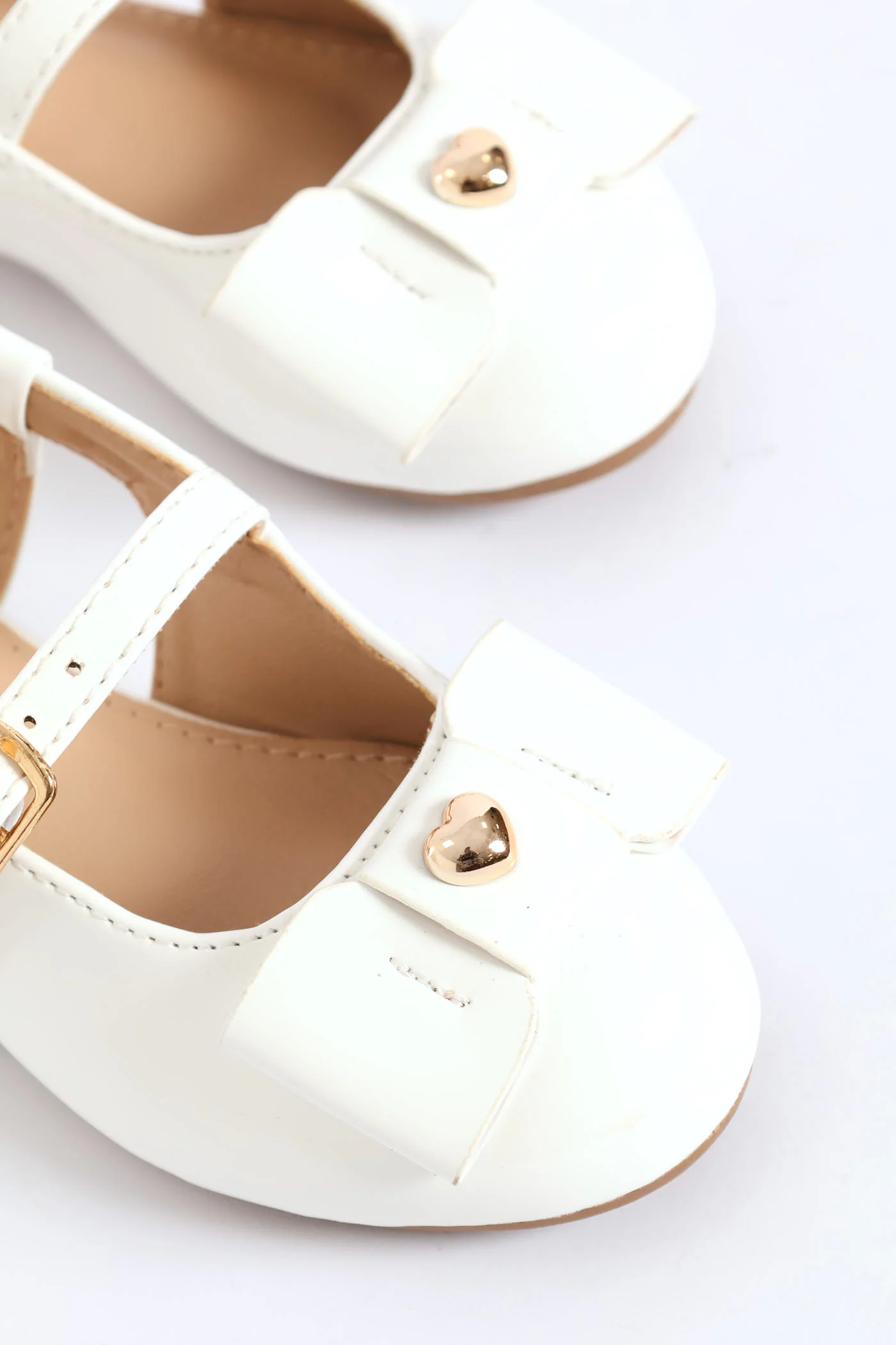 Pre-Girls Occasion Heeled Pump - White - Image 2