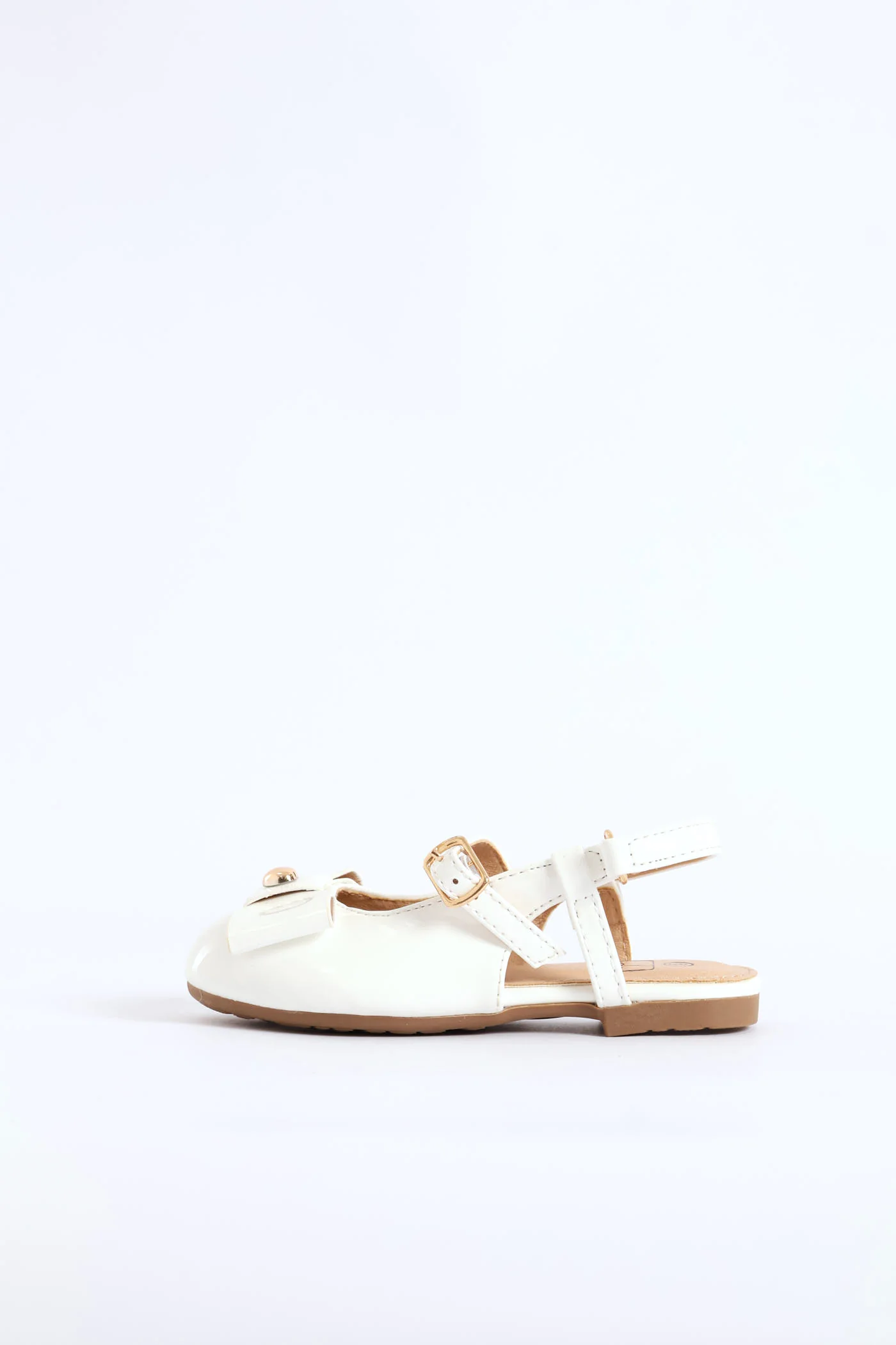 Pre-Girls Occasion Heeled Pump - White - Image 3