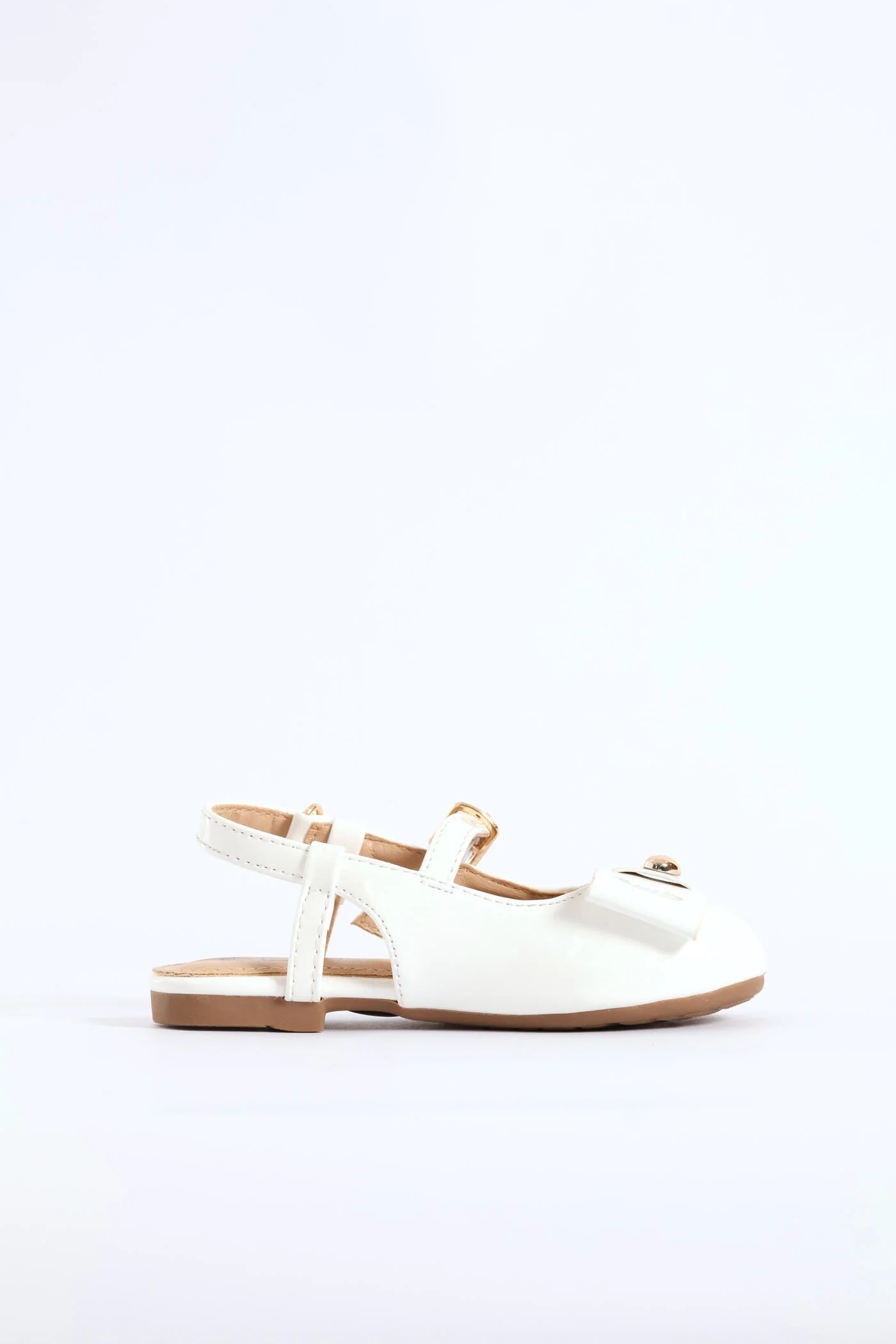 Pre-Girls Occasion Heeled Pump - White - Image 4
