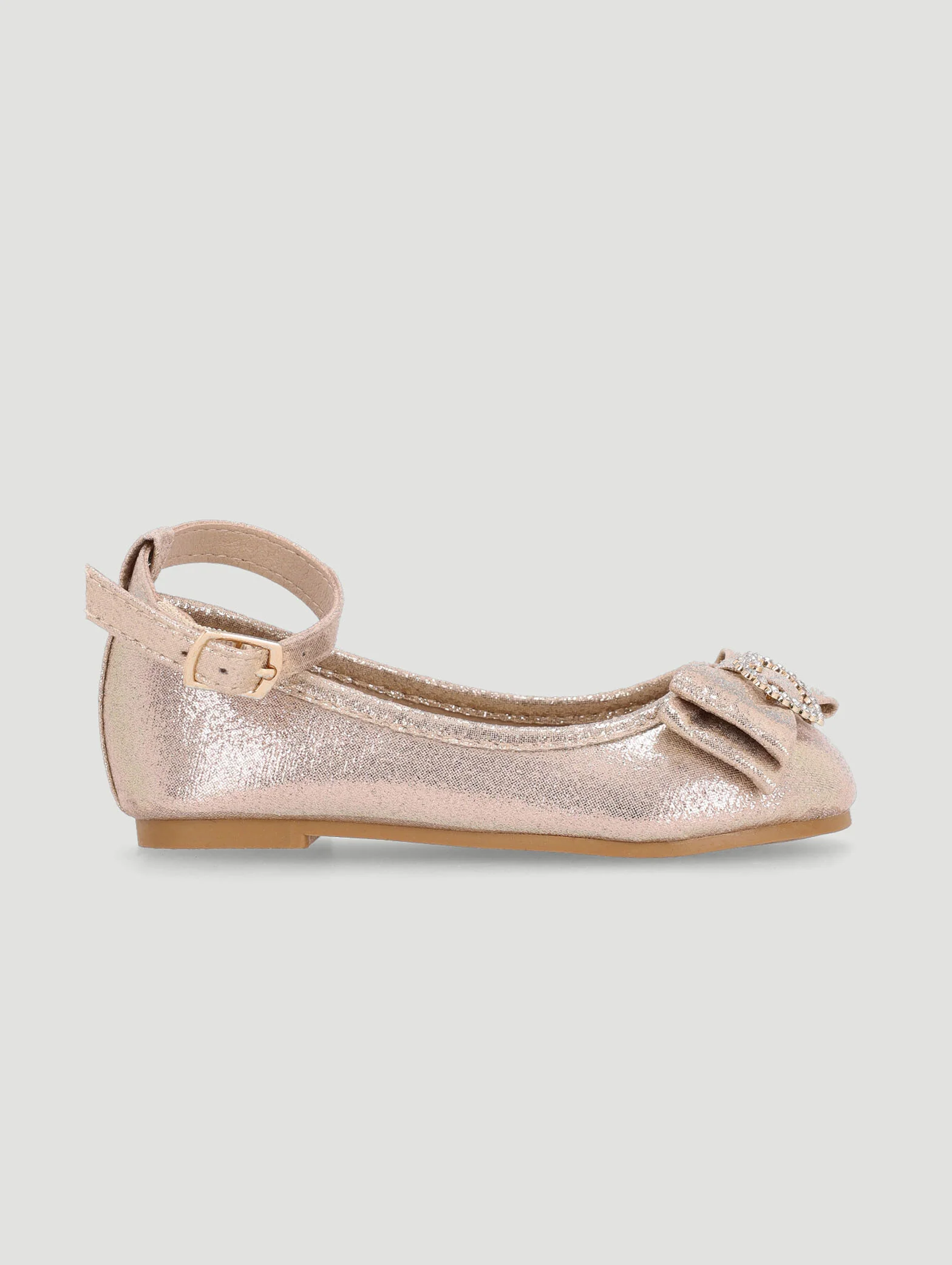 Pre-Girls Occasion Pump - Gold - Image 3