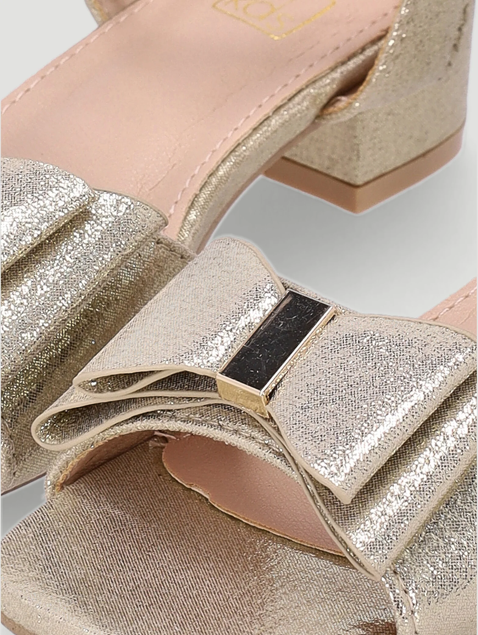 Pre-Girls Occasion Sandal - Gold - Image 2