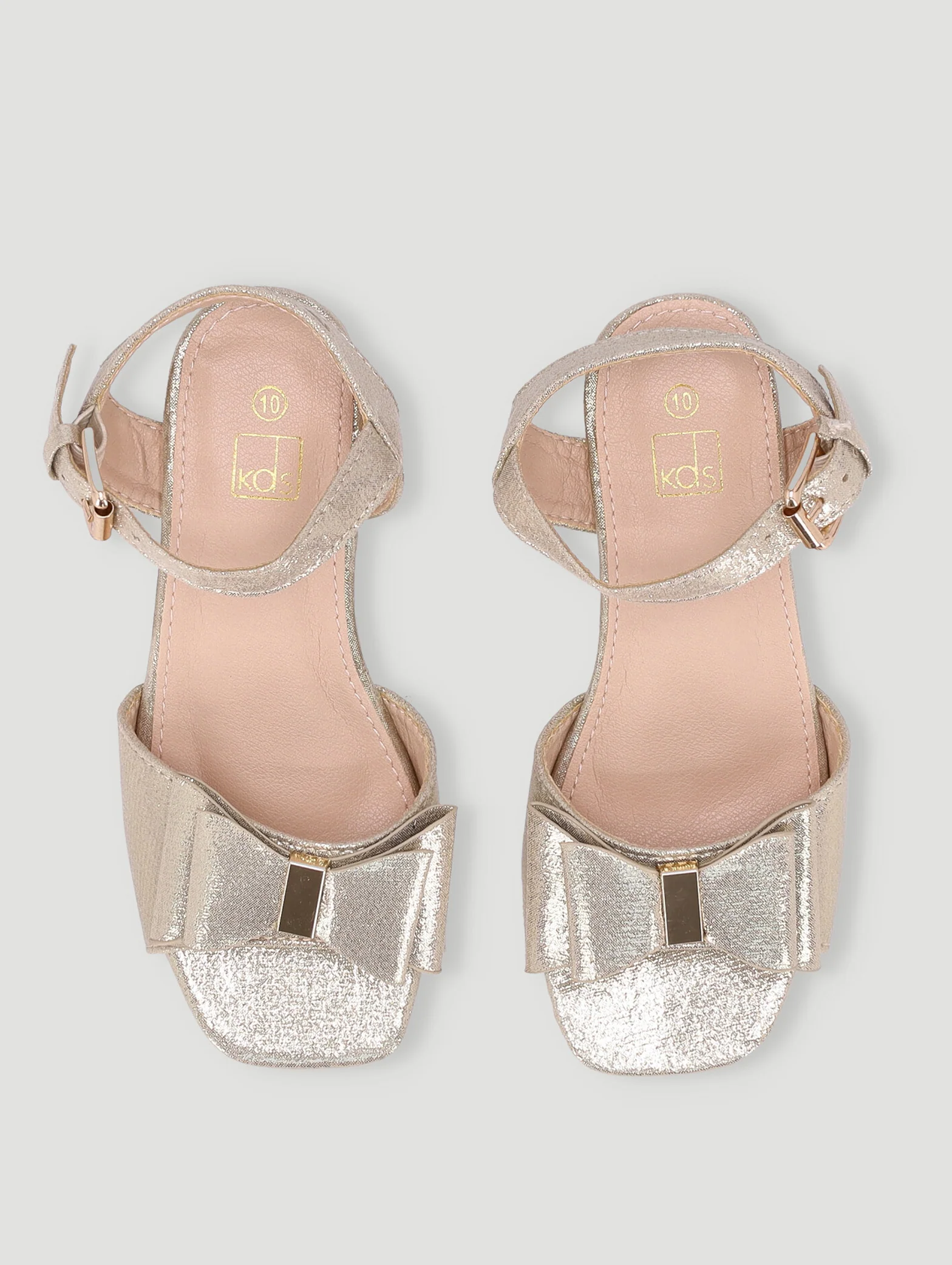 Pre-Girls Occasion Sandal - Gold - Image 4
