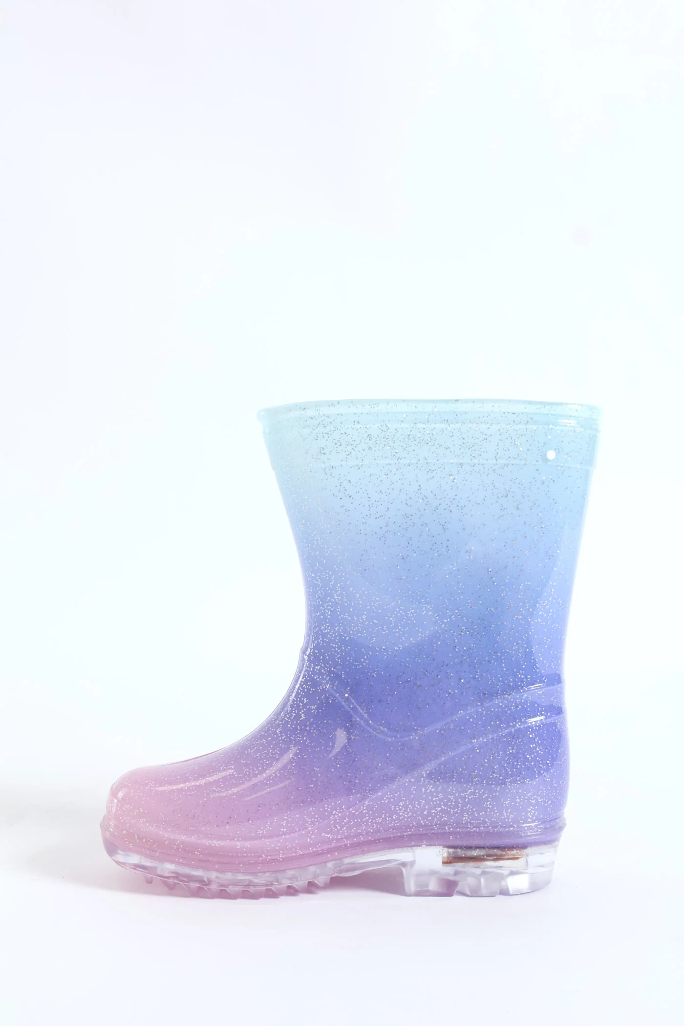 Pre-Girls Ombre Lace Up Welly Boots - Lilac - Image 4