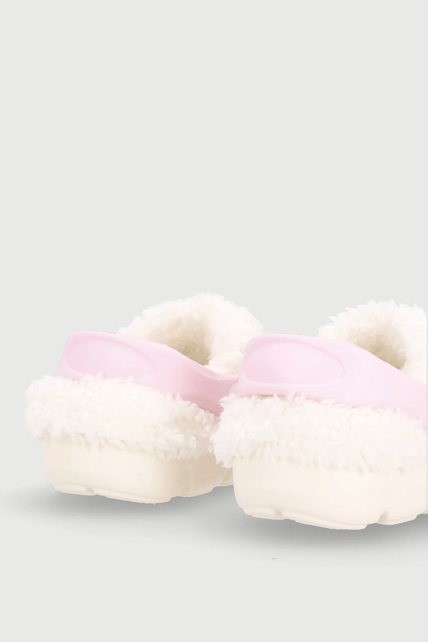 Pre-Girls Panda Rubber Vamp Slipper - Cream - Image 2