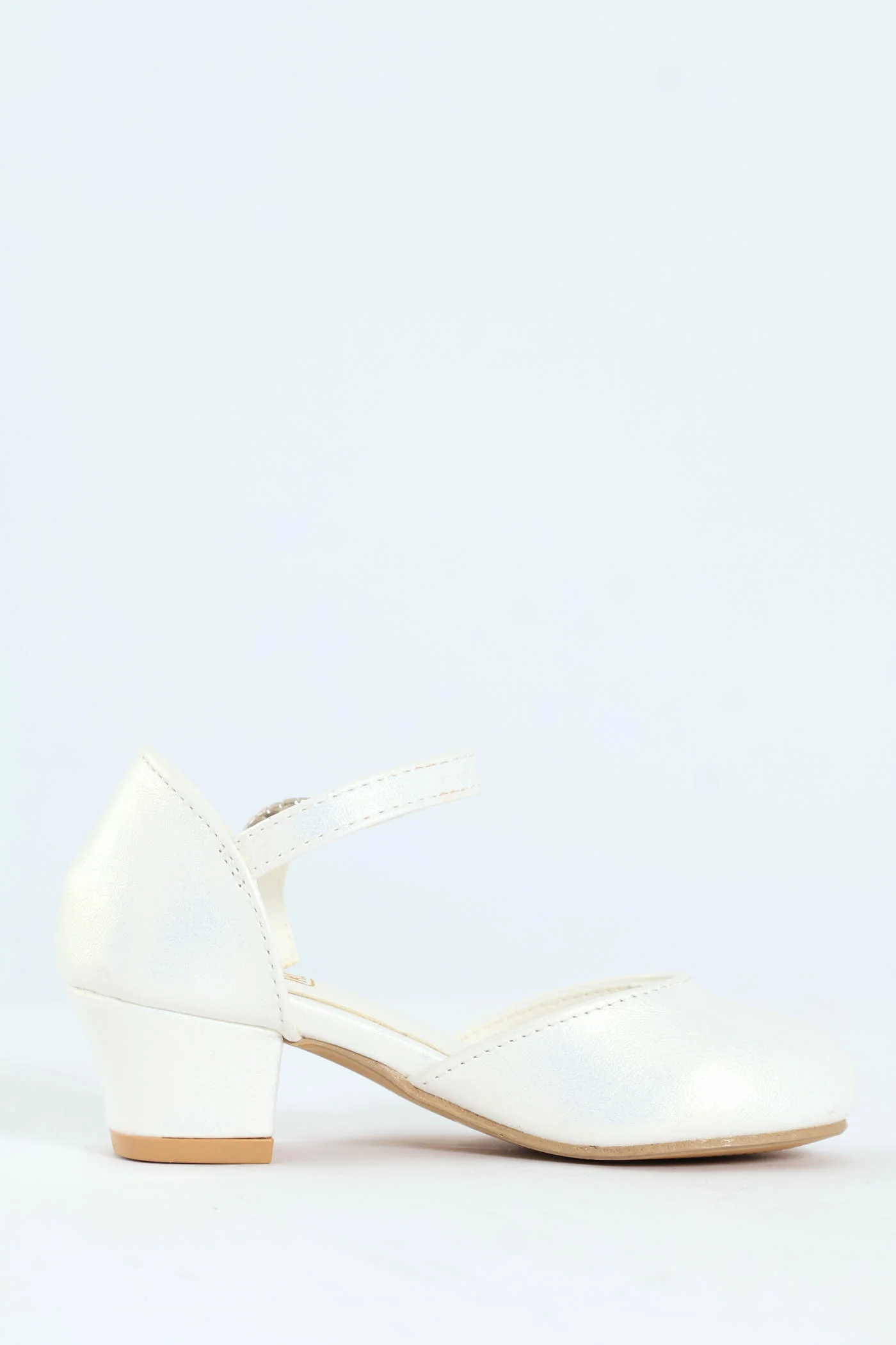 Pre-Girls Pearly Occasion Heel - White - Image 4