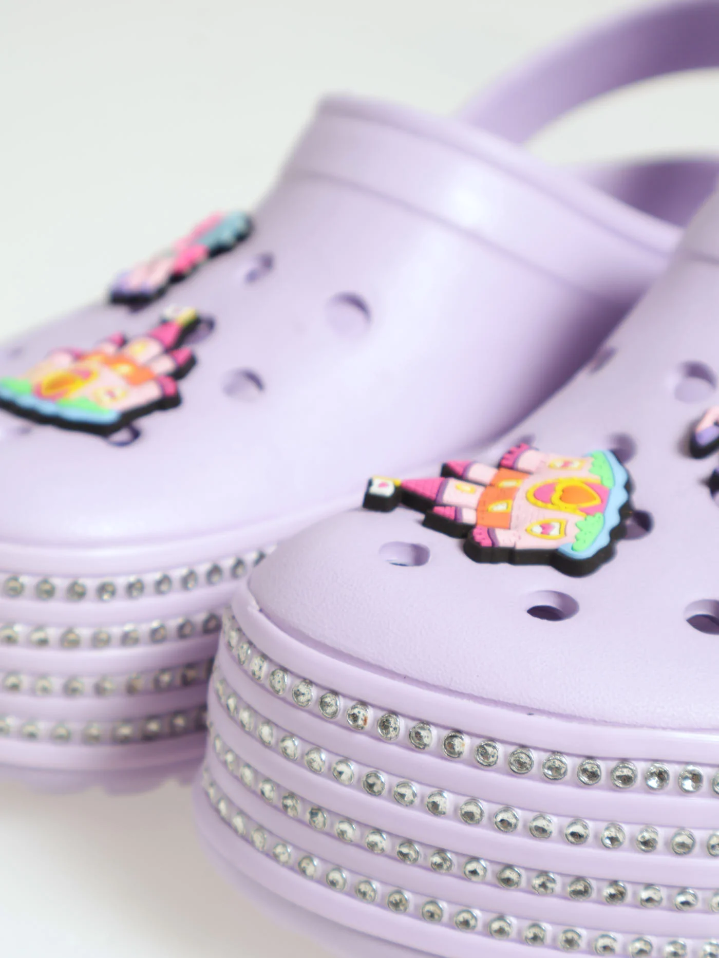 Pre-Girls Platform Clog - Lilac - Image 2