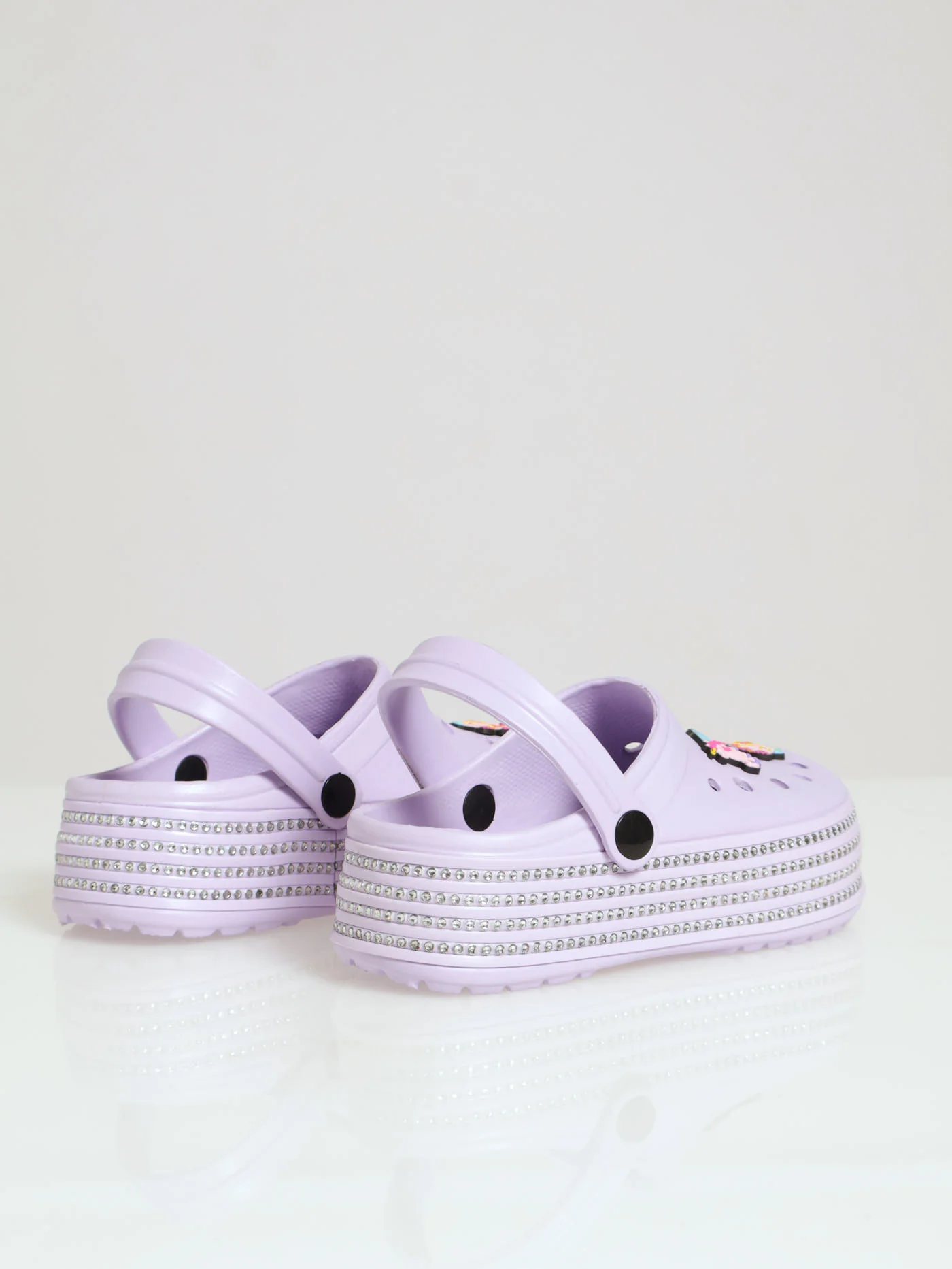 Pre-Girls Platform Clog - Lilac - Image 4