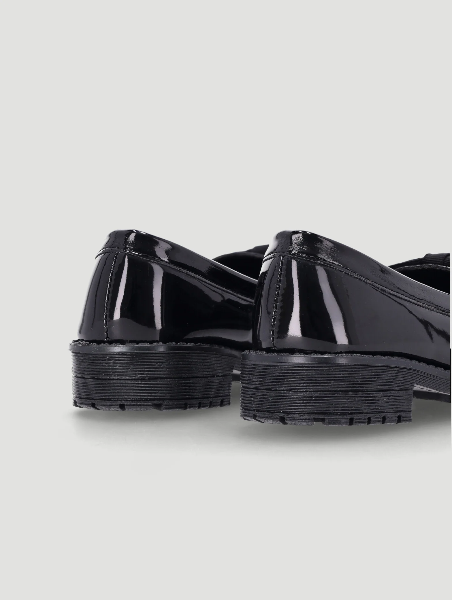 Pre-Girls Pre-Girls Bow Penny Moccasin Shoe - Black - Image 5
