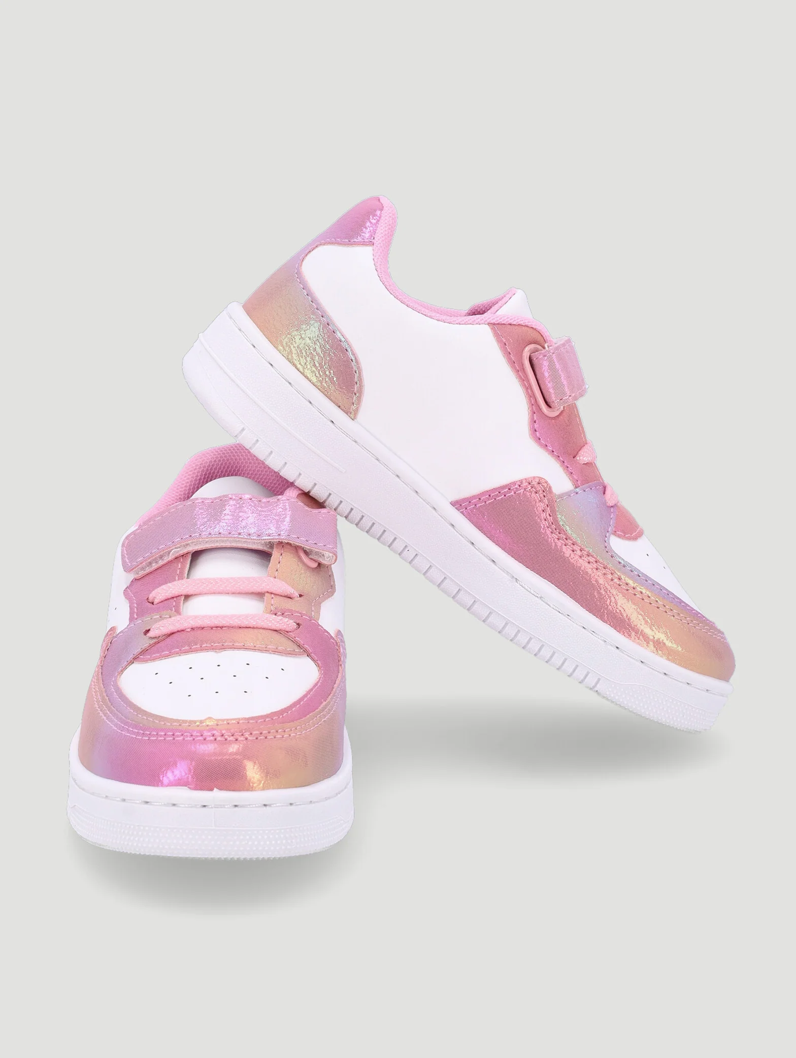 Pre-Girls Rainbow Court Sneaker - Multi - Image 5
