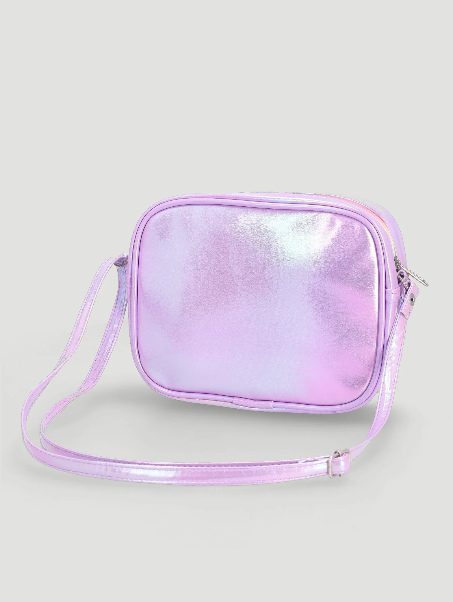 Pre-Girls Rainbow Sling Bag - Lilac - Image 2