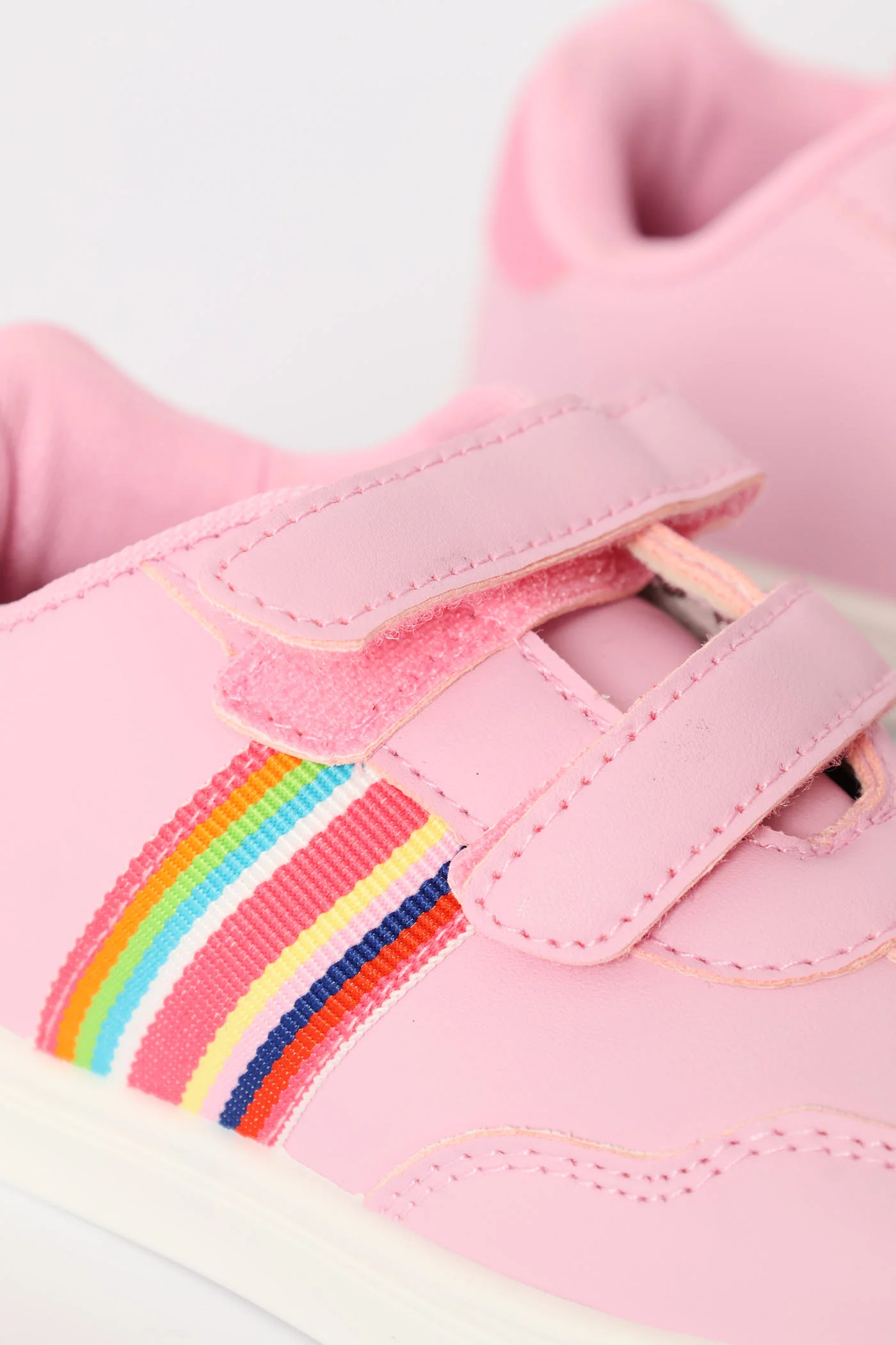 Pre-Girls Rainbow Sneaker - Pink - Image 2