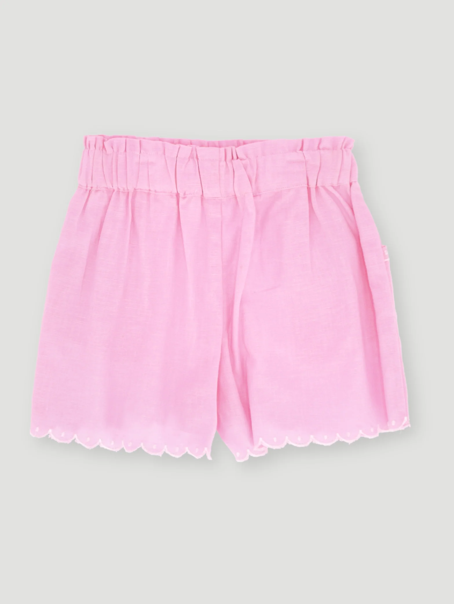 Pre-Girls Scallop Shorts - Pink - Image 2