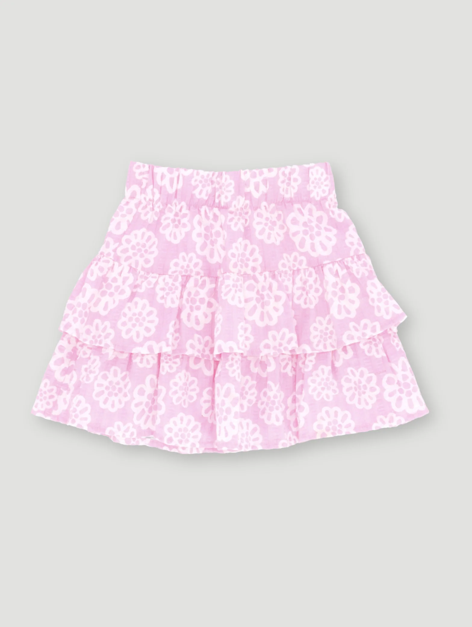 Pre-Girls Seersucker Rara Skirt - Pink - Image 2