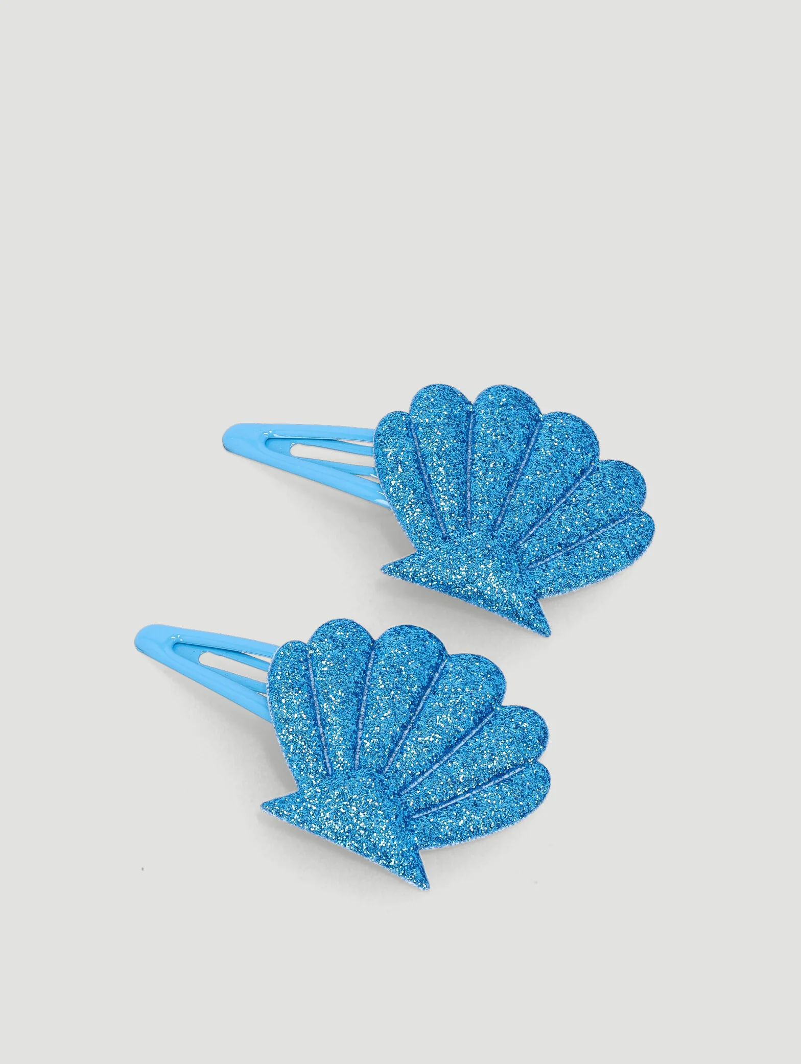 Pre-Girls Shell Aliceband And Clips Set - Teal - Image 2
