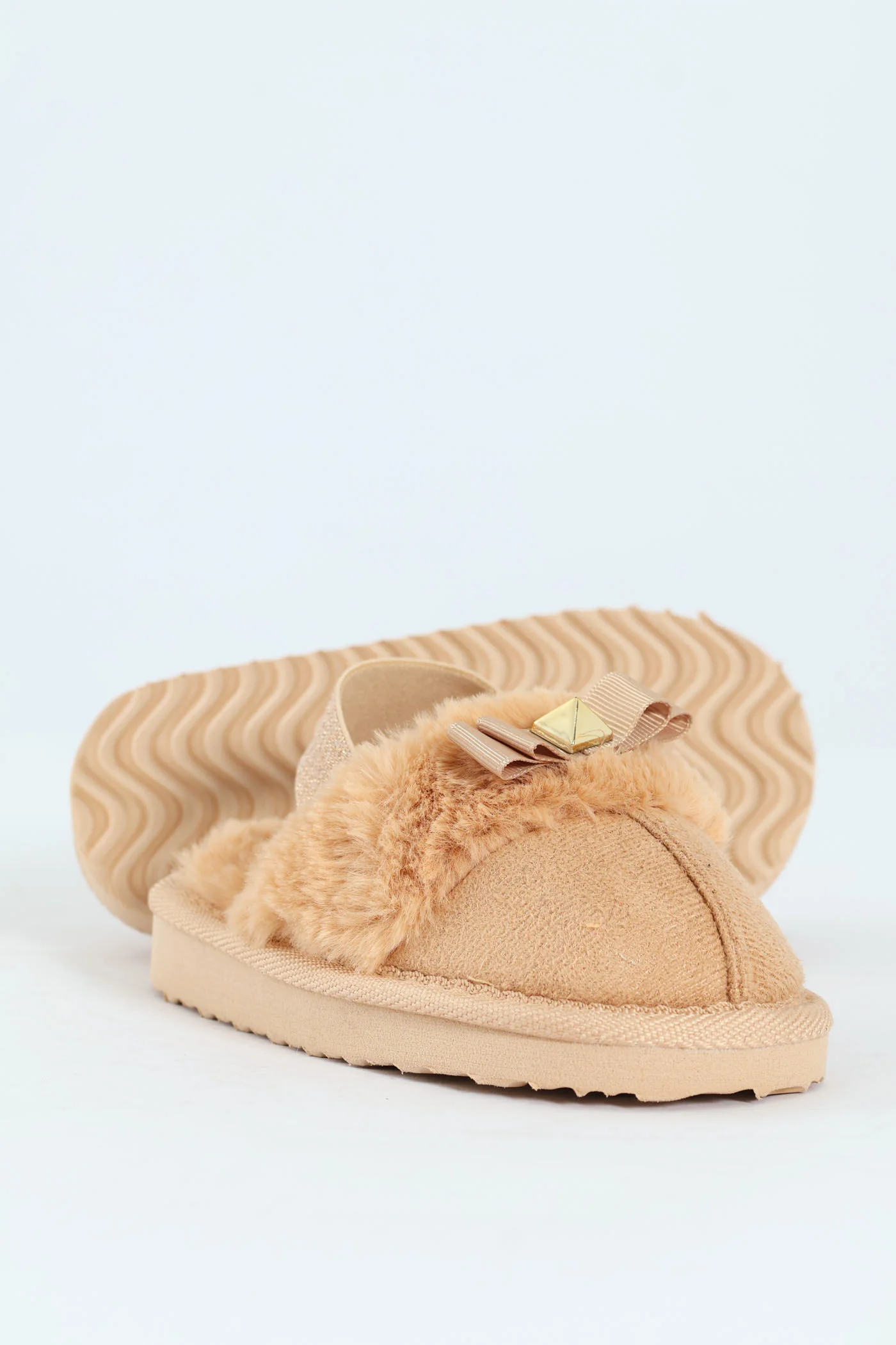 Pre-Girls Slingback Slipper - Stone - Image 5